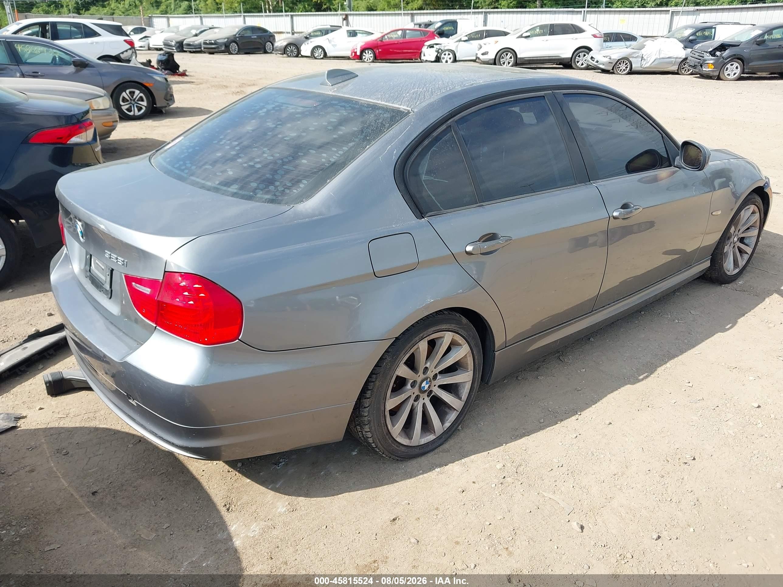 2011 Bmw 328i   Gray vin: WBAPH7C58BE678764