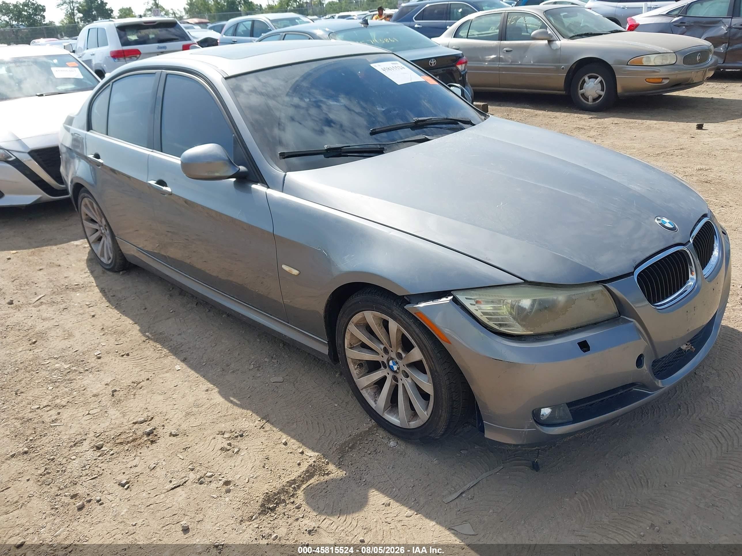 2011 Bmw 328i   Gray vin: WBAPH7C58BE678764