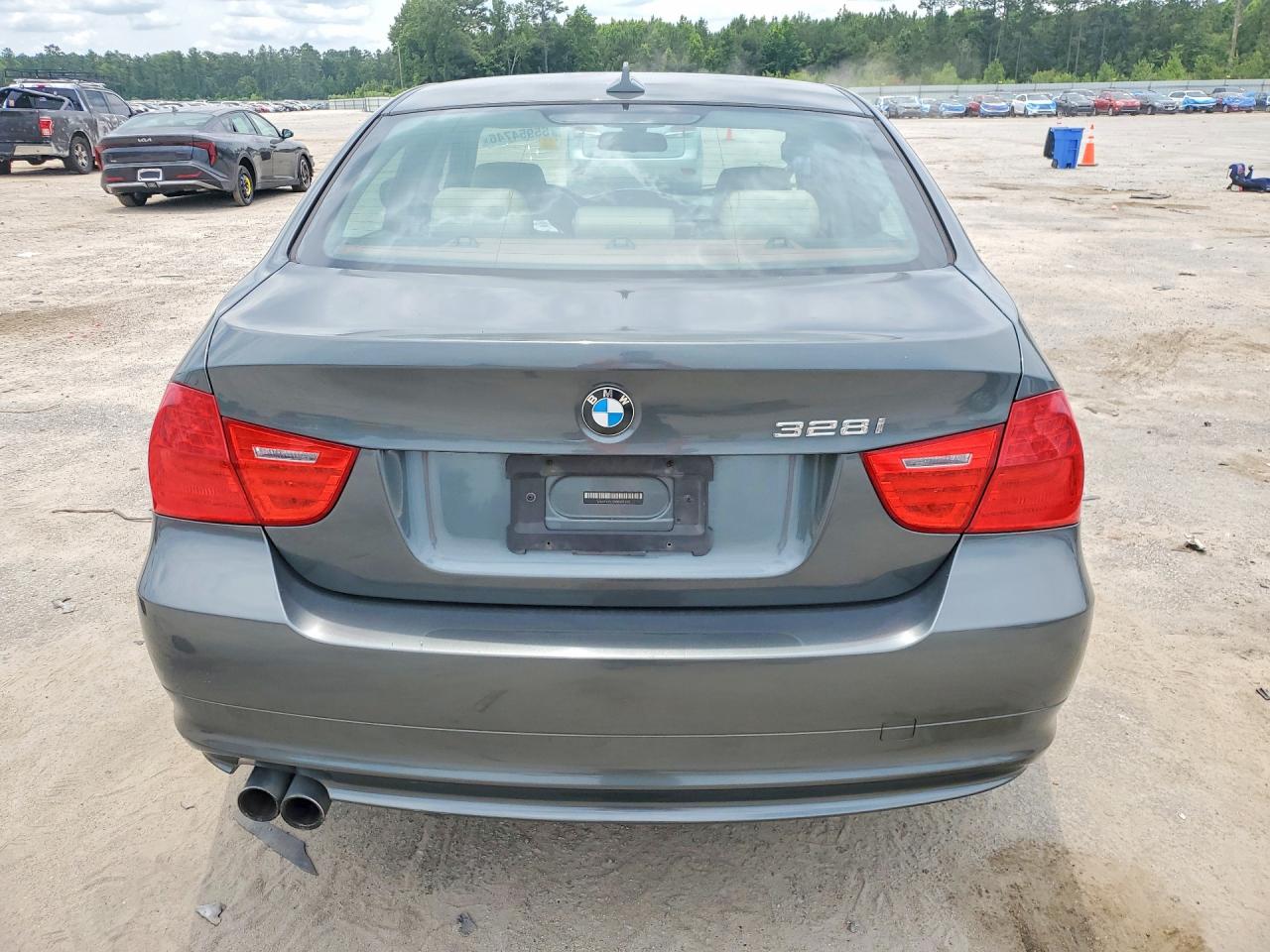 2011 Bmw 328 I Gray vin: WBAPH7C58BE680465