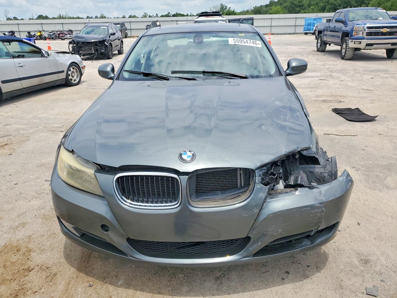 2011 Bmw 328 I Gray vin: WBAPH7C58BE680465