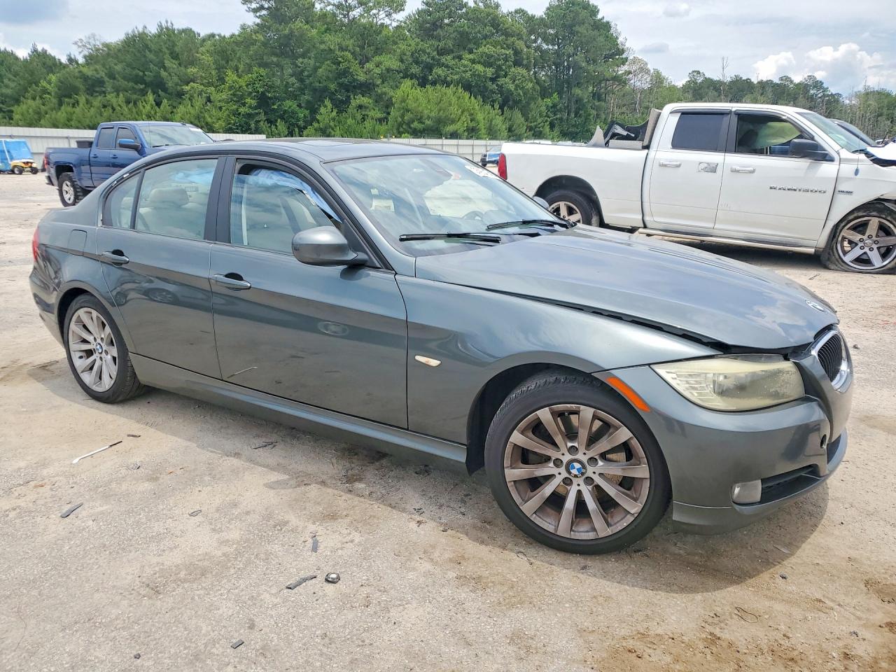 2011 Bmw 328 I Gray vin: WBAPH7C58BE680465