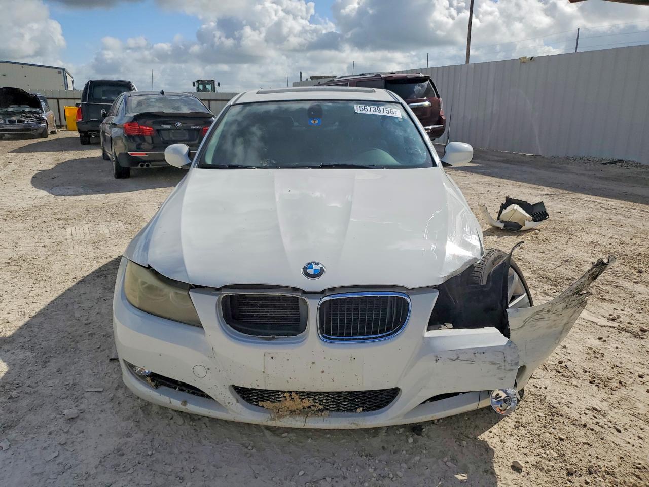 2011 Bmw 328 I White vin: WBAPH7C58BE682328