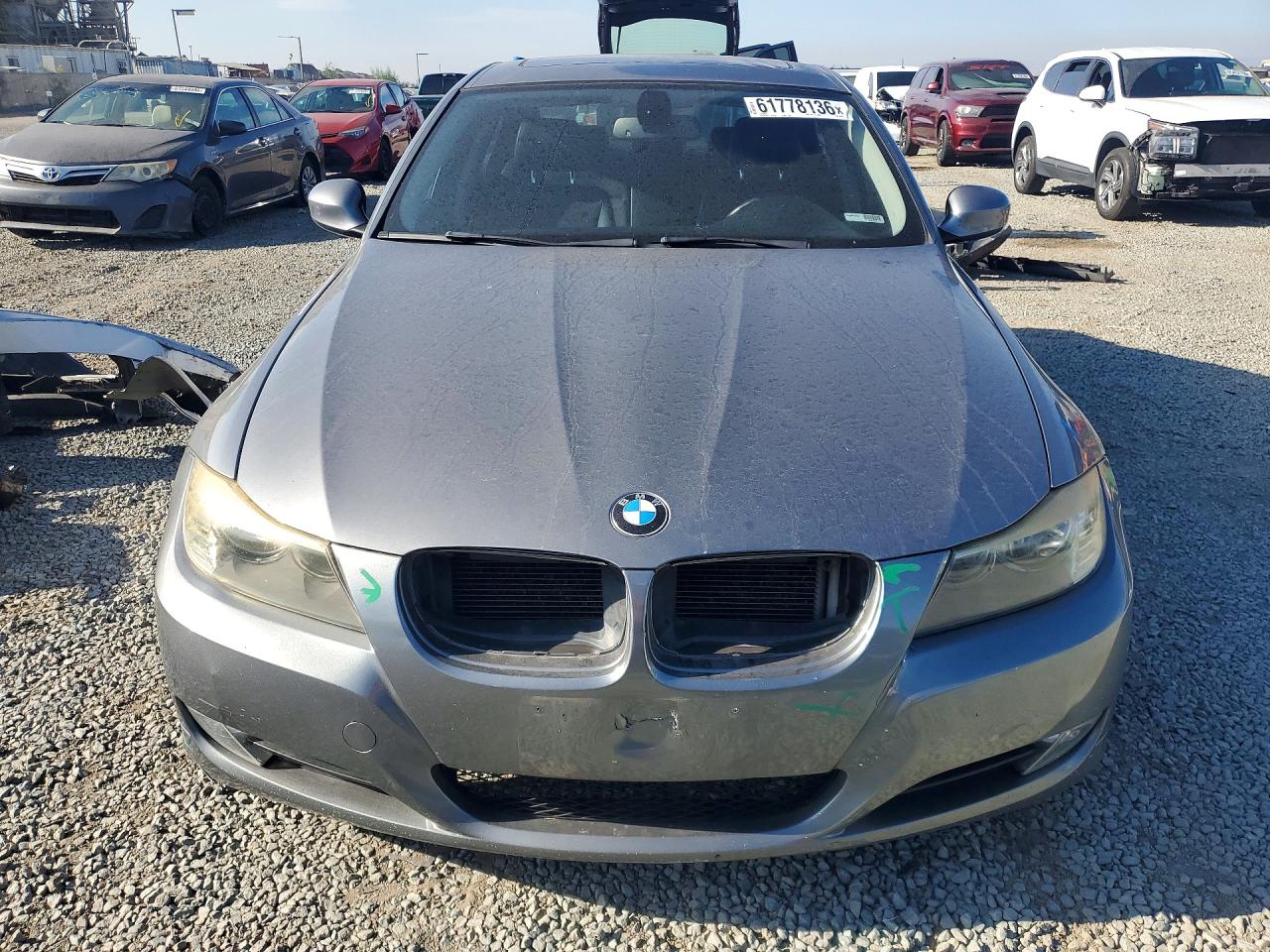 2011 Bmw 328 I Gray vin: WBAPH7C59BE674707
