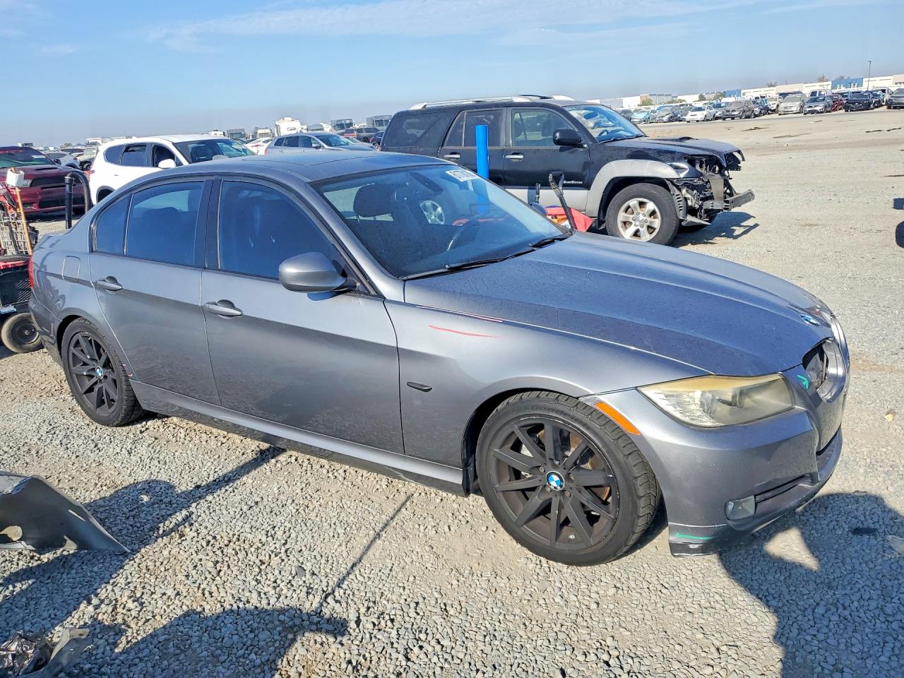 2011 Bmw 328 I Gray vin: WBAPH7C59BE674707