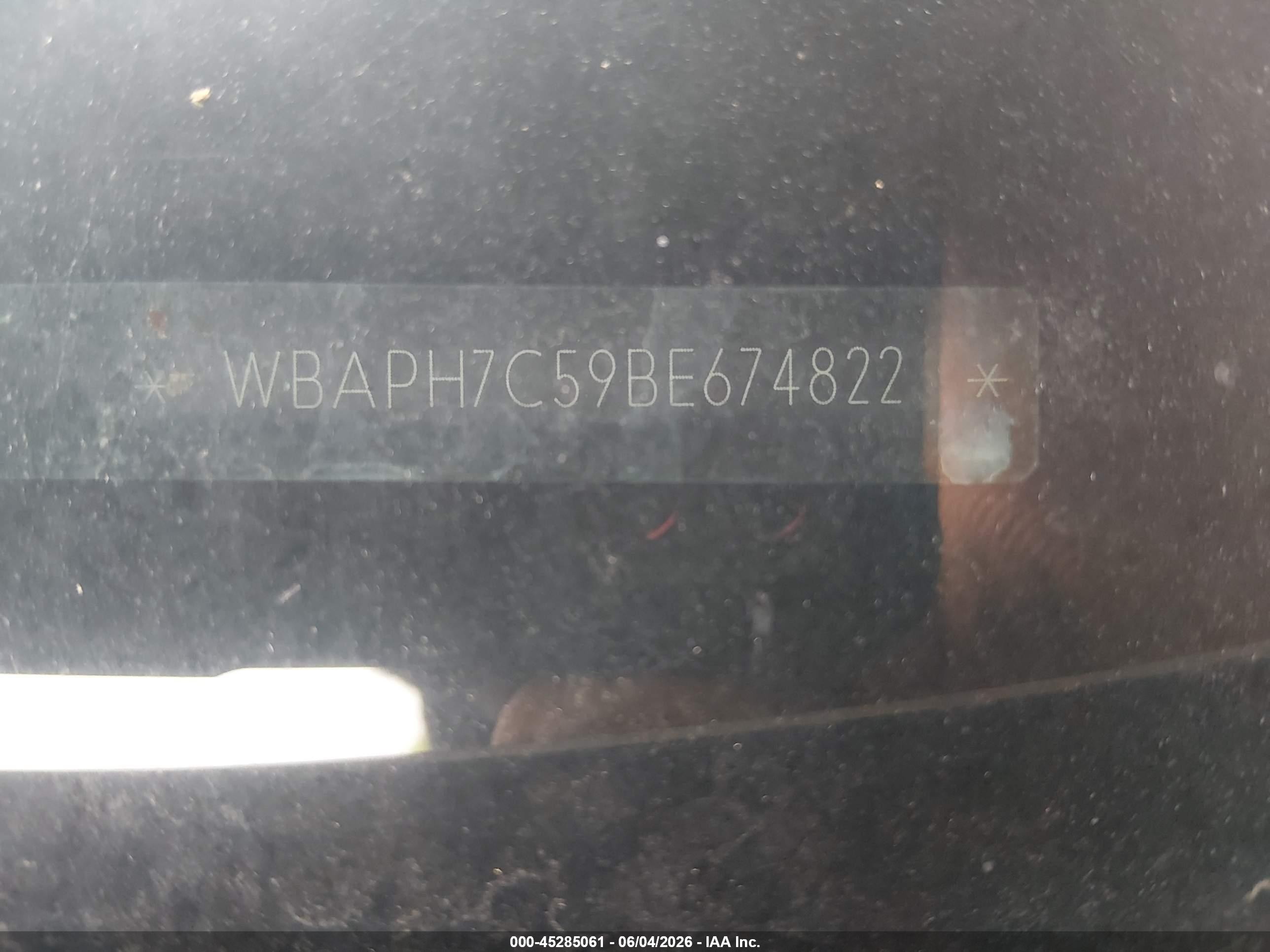 2011 Bmw 328i   Black vin: WBAPH7C59BE674822