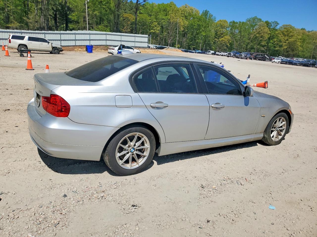2010 Bmw 328 I Silver vin: WBAPH7C5XAE129954