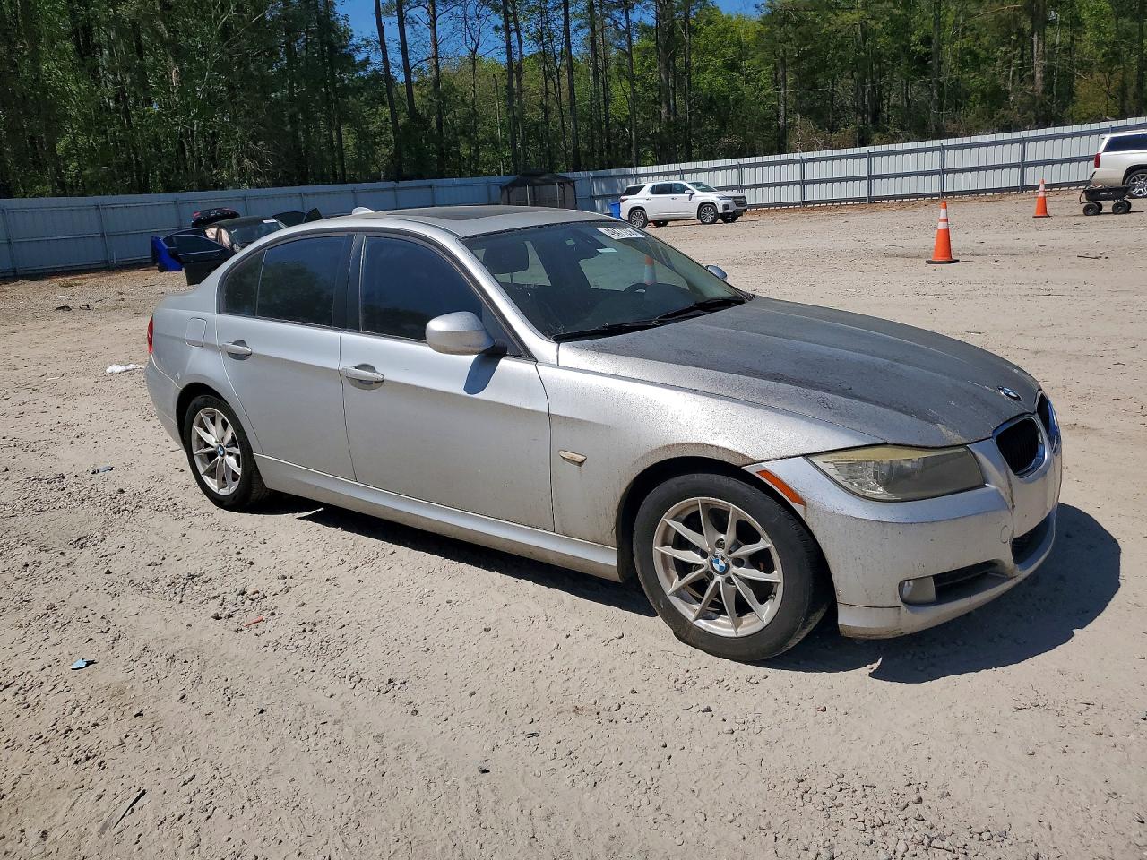 2010 Bmw 328 I Silver vin: WBAPH7C5XAE129954