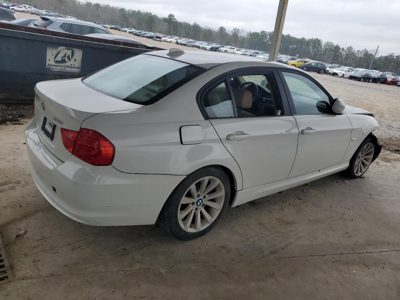 2011 Bmw 328 I White vin: WBAPH7C5XBE676997
