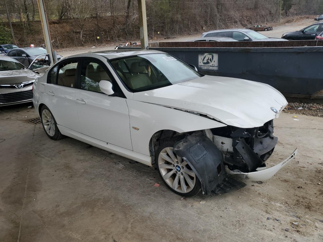 2011 Bmw 328 I White vin: WBAPH7C5XBE676997