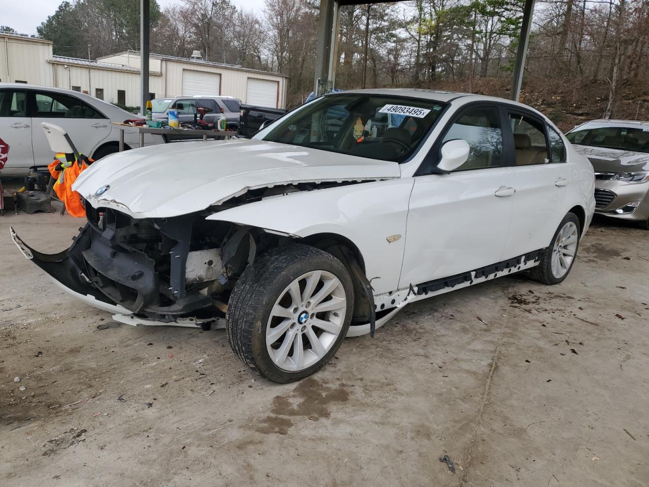 2011 Bmw 328 I White vin: WBAPH7C5XBE676997