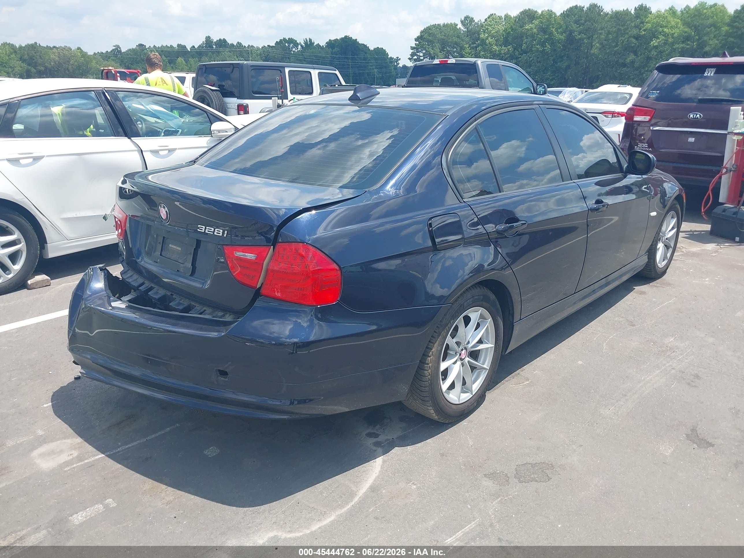 2010 Bmw 328i Dark Blue vin: WBAPH7G50ANM51416