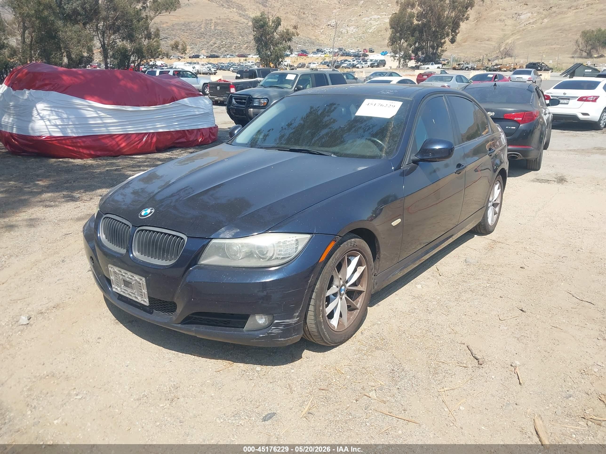 2010 Bmw 328i   Синий vin: WBAPH7G50ANM53991