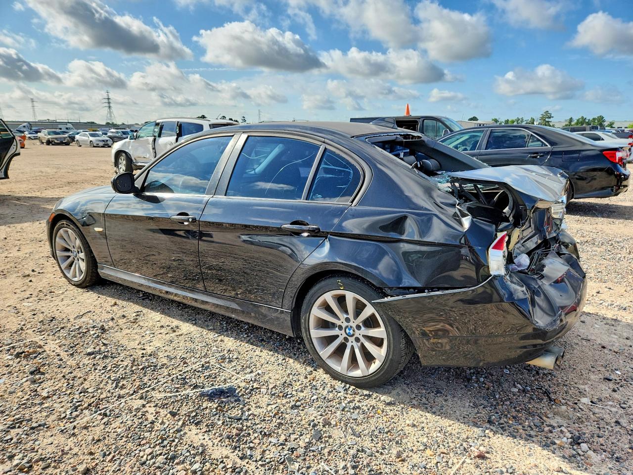 2011 Bmw 328 I Black vin: WBAPH7G50BNM56780