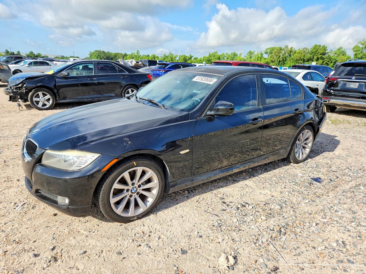 2011 Bmw 328 I Black vin: WBAPH7G50BNM56780