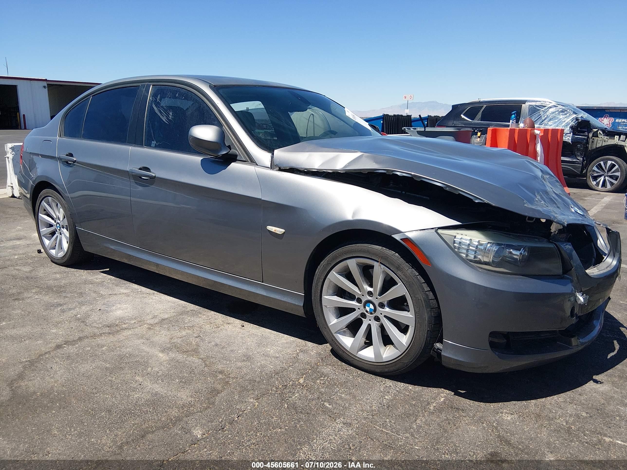 2011 Bmw 328i   Gray vin: WBAPH7G50BNM59047