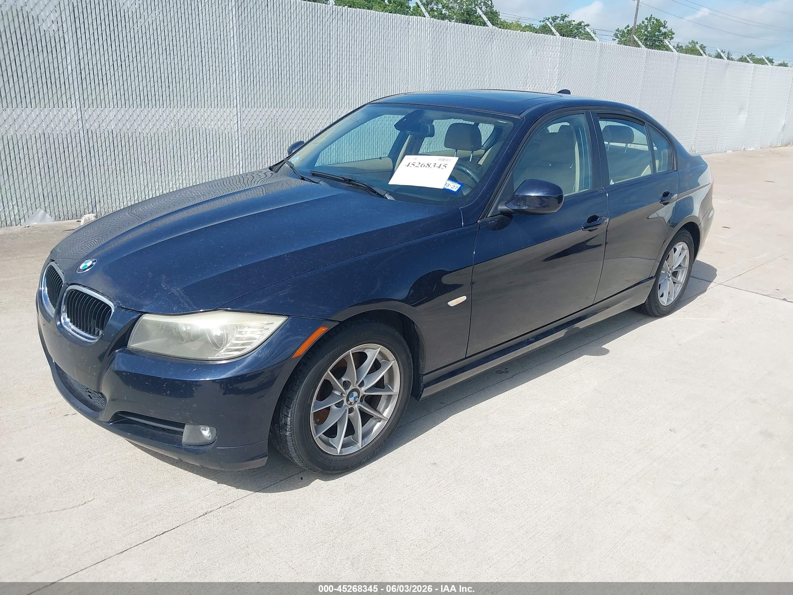 2010 Bmw 328i   Dark Blue vin: WBAPH7G52ANM52020