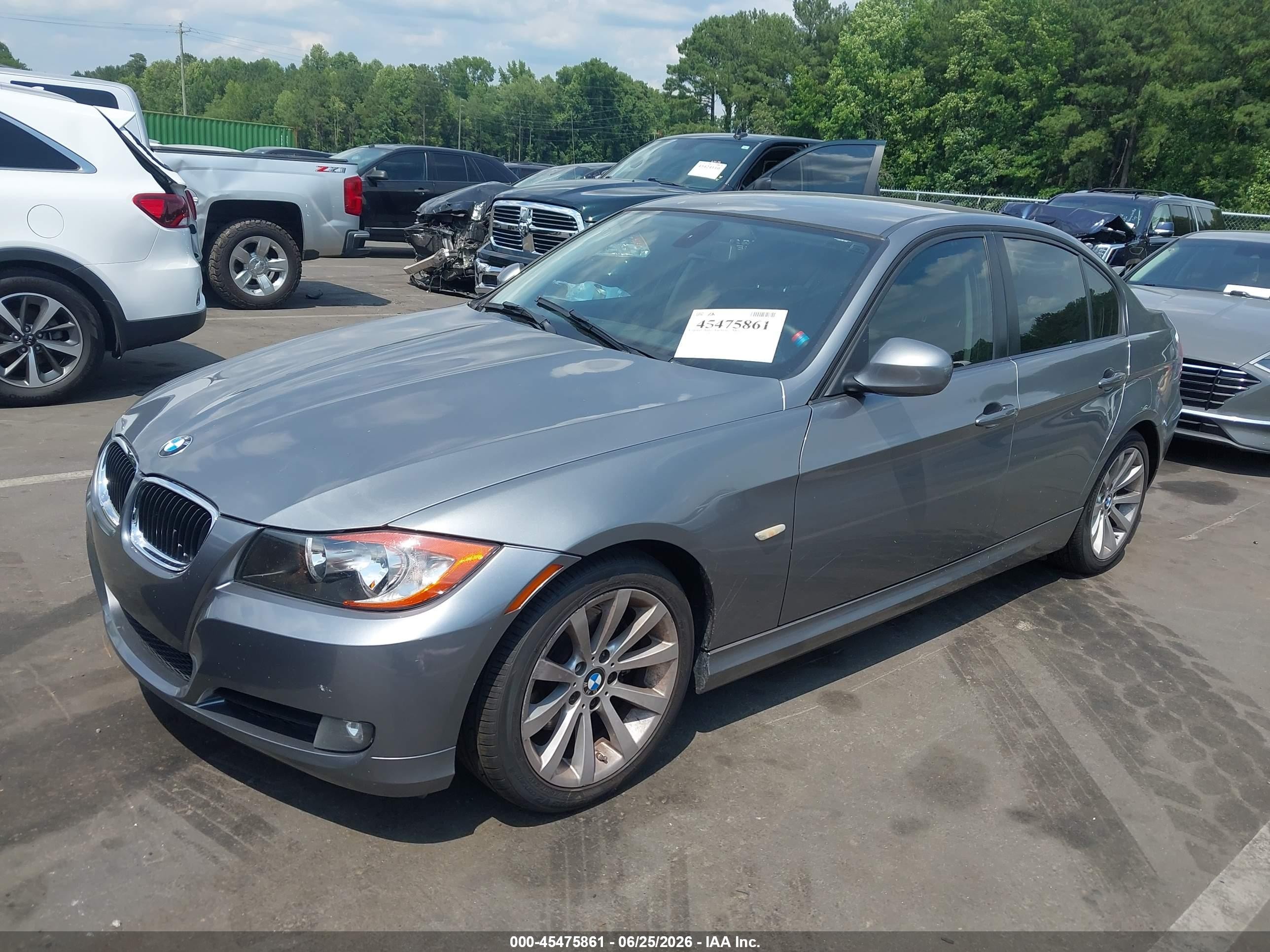 2011 Bmw 328i   Gray vin: WBAPH7G52BNN04294