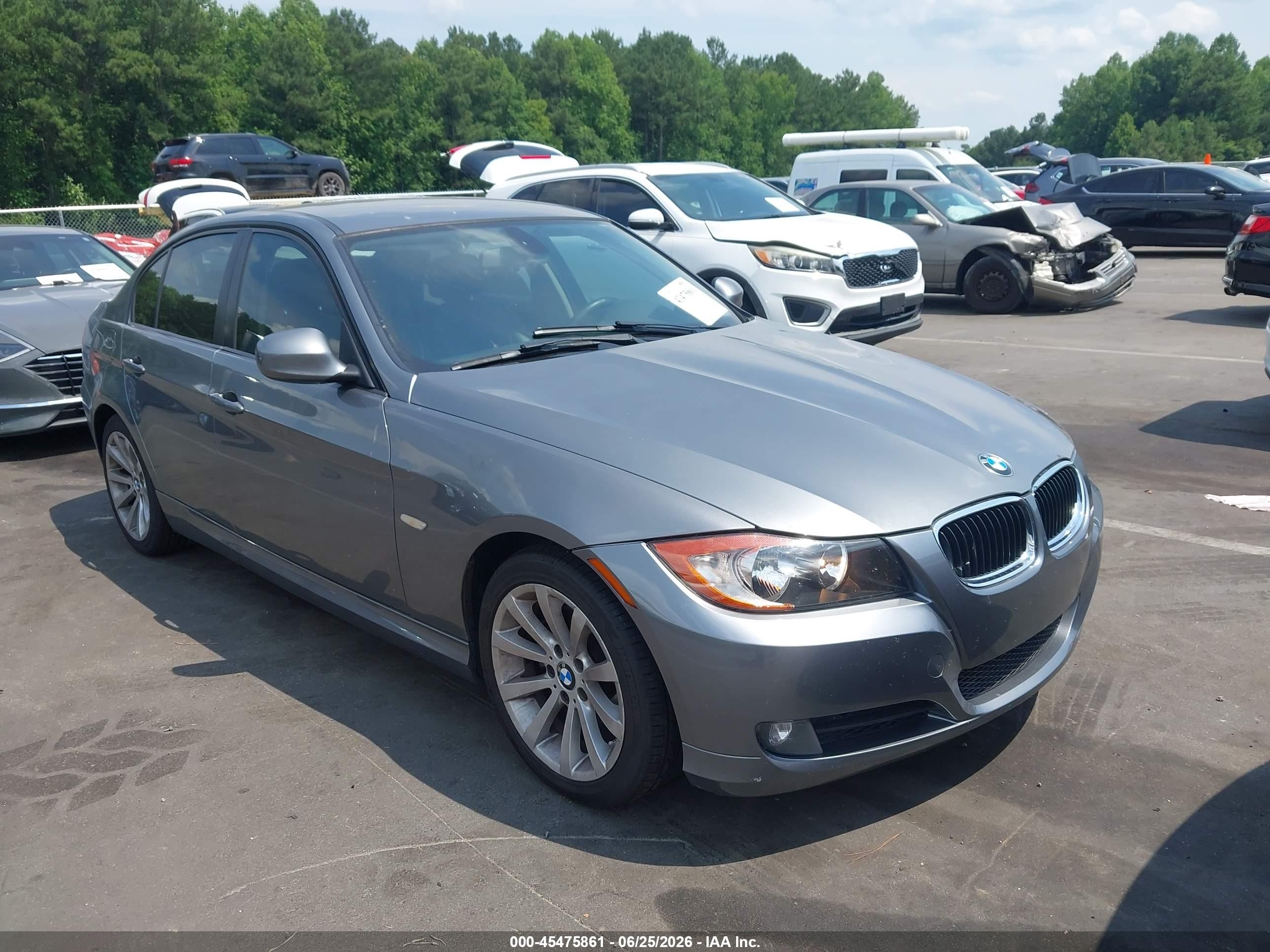 2011 Bmw 328i   Gray vin: WBAPH7G52BNN04294