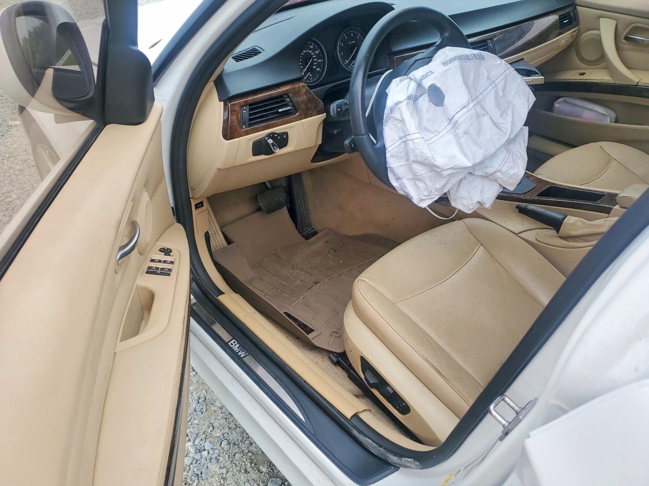 2010 Bmw 328 I White vin: WBAPH7G53ANM48817