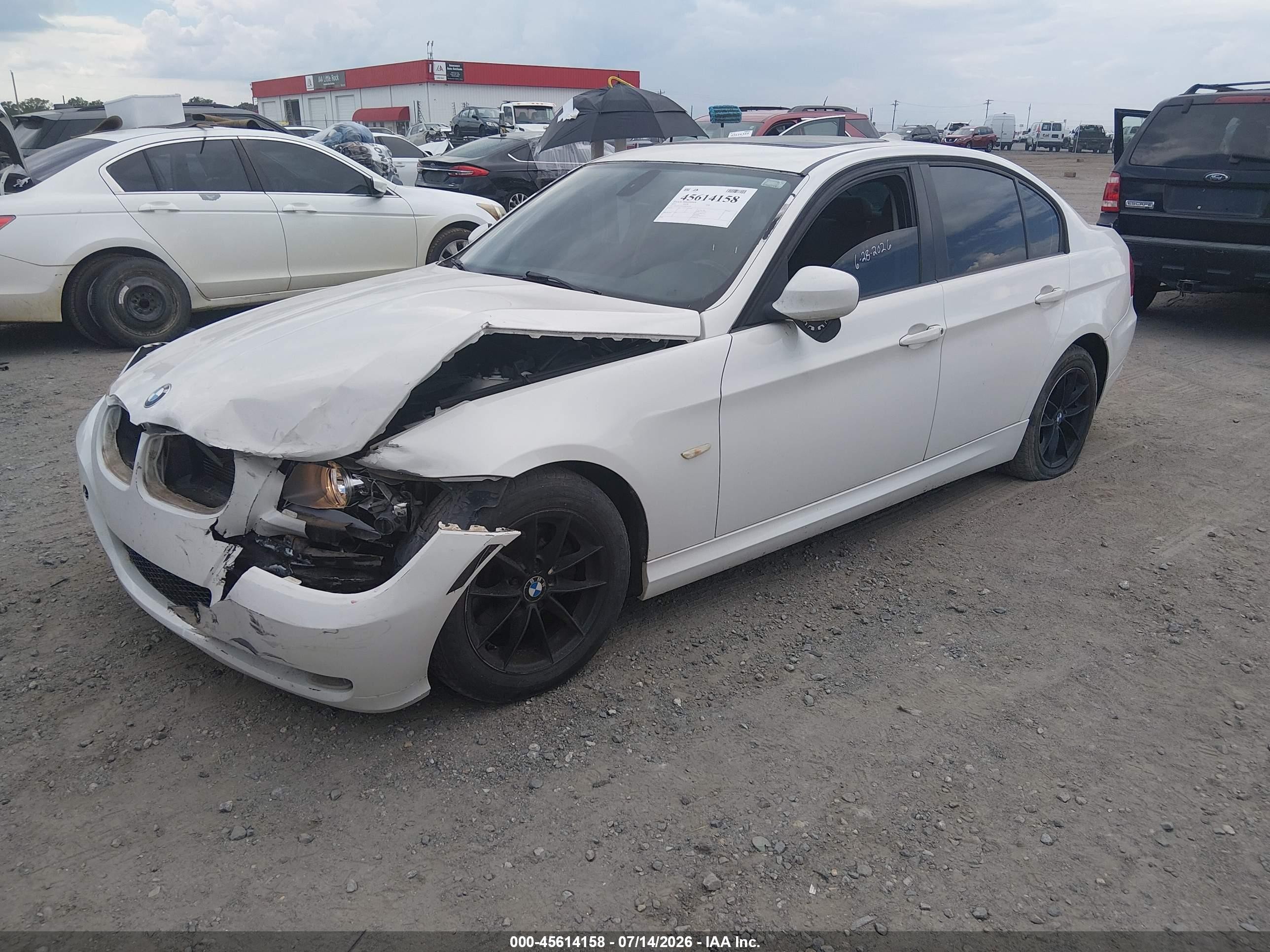 2010 Bmw 328i   Белый vin: WBAPH7G53ANM54228