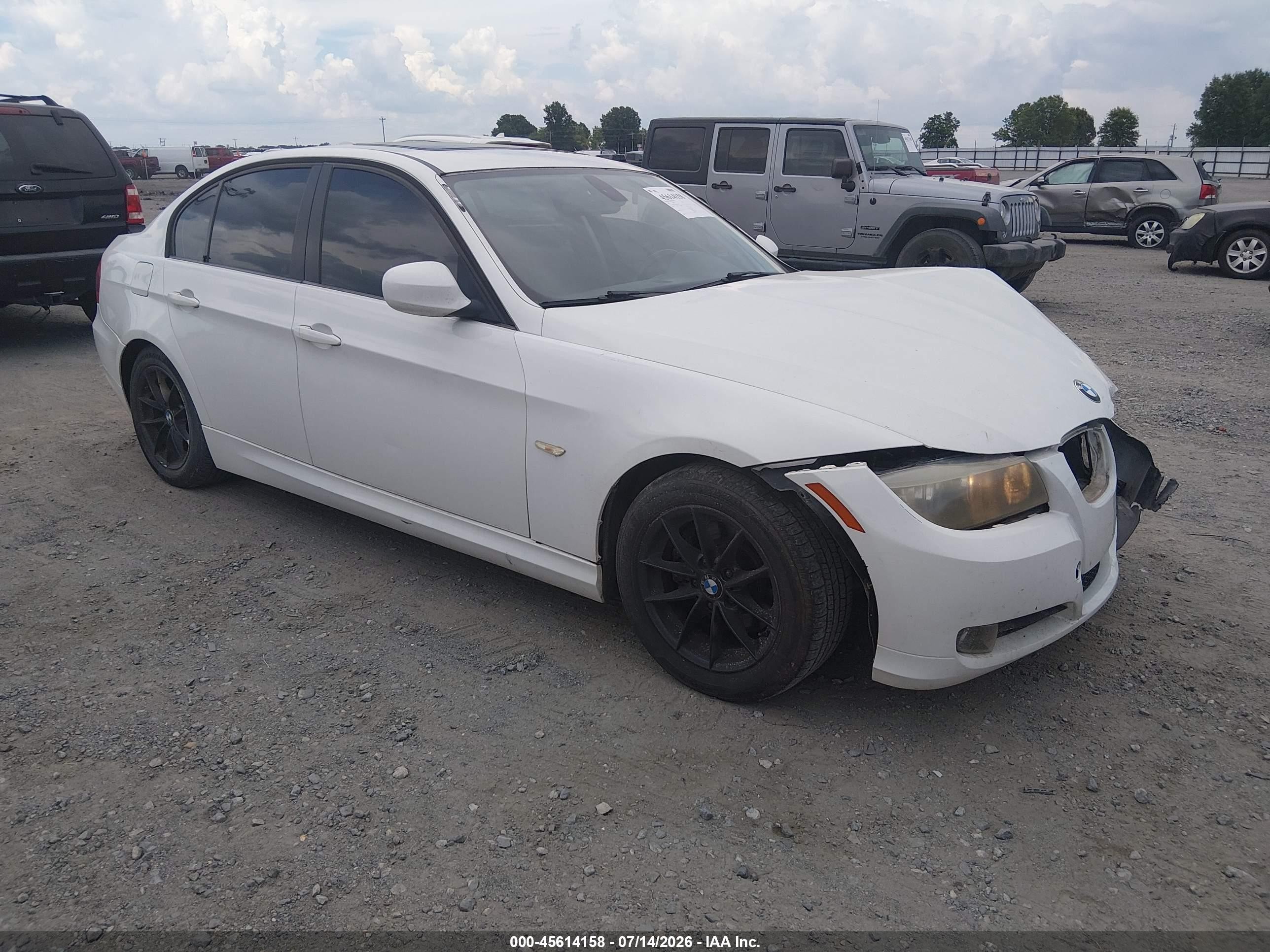 2010 Bmw 328i   Белый vin: WBAPH7G53ANM54228