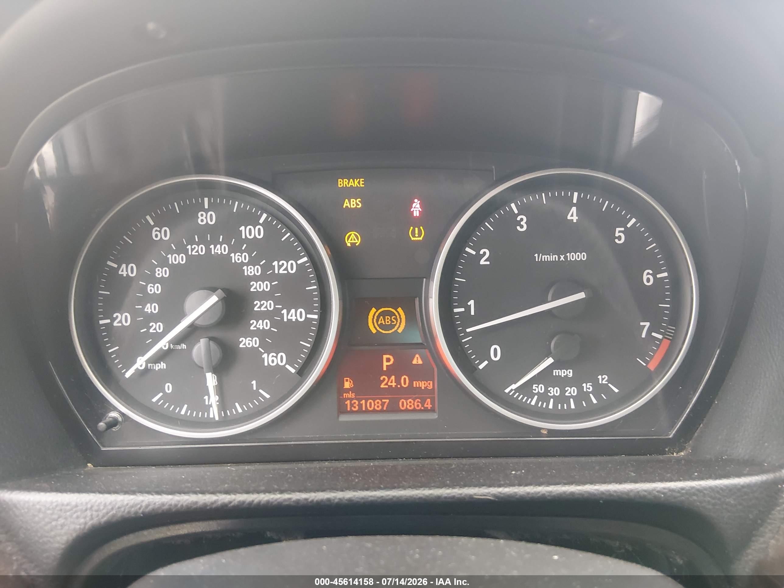 2010 Bmw 328i   Белый vin: WBAPH7G53ANM54228