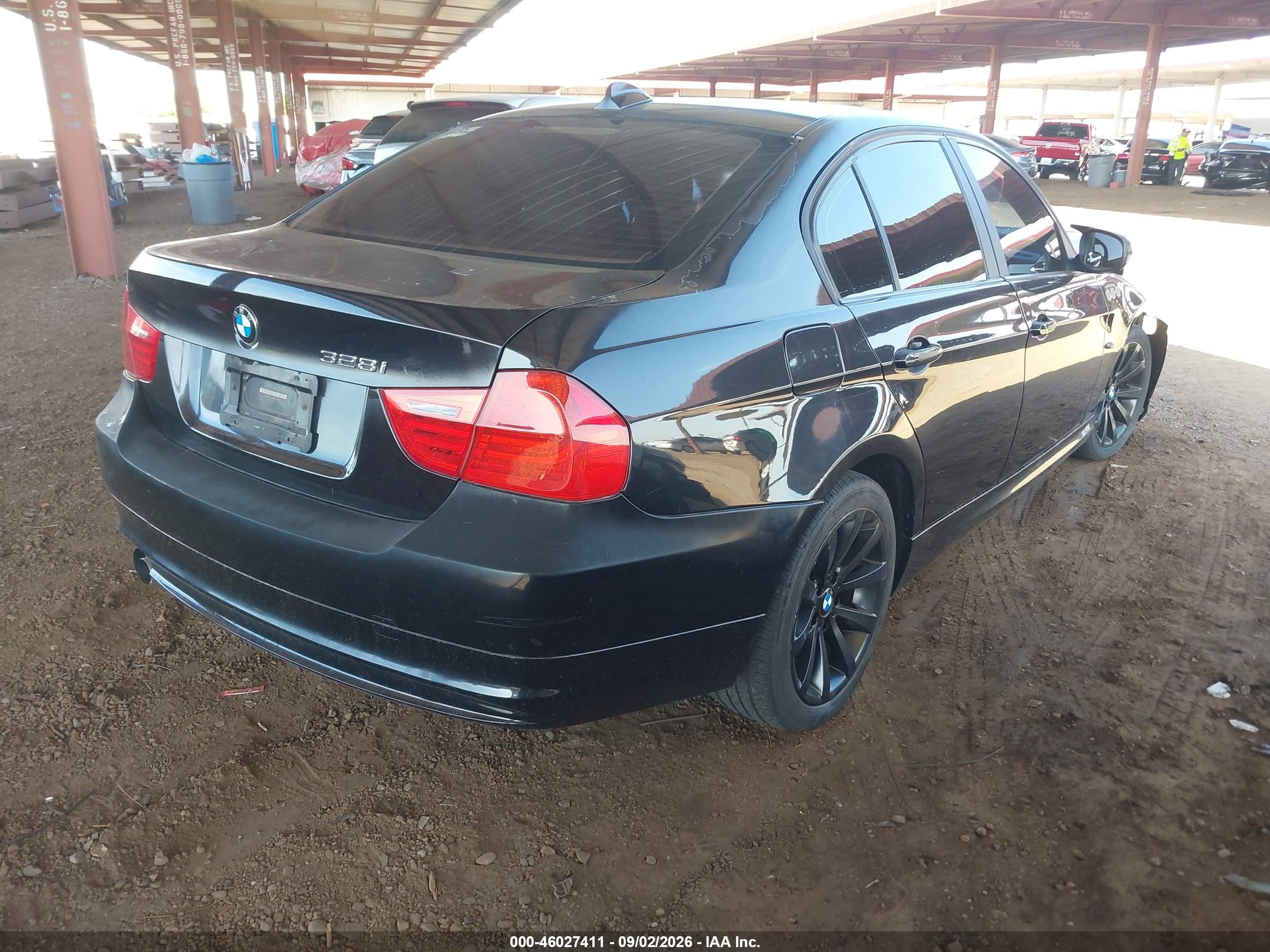 2011 Bmw 328i   Black vin: WBAPH7G53BNM57518