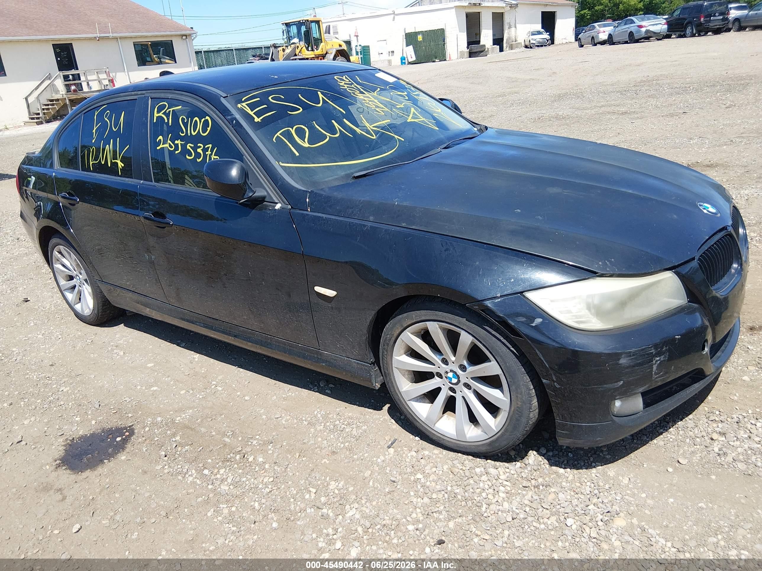 2011 Bmw 328i   Black vin: WBAPH7G53BNN02103
