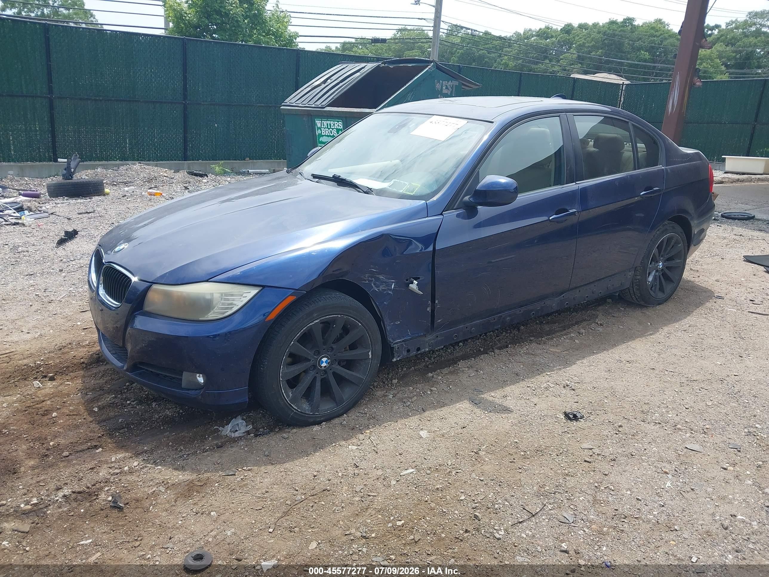 2011 Bmw 328i   Blue vin: WBAPH7G54BNM55325