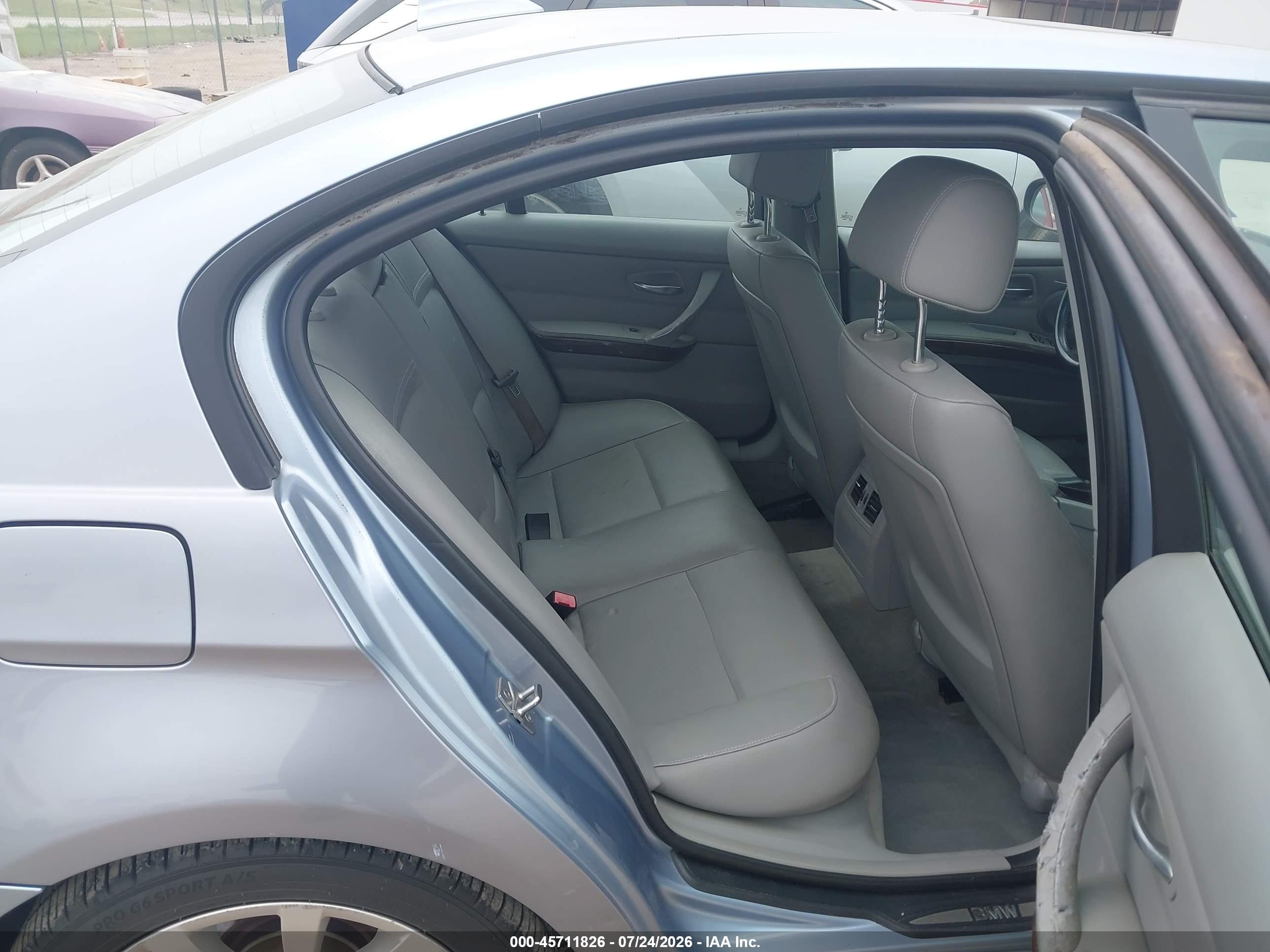 2011 Bmw 328i   Light Blue vin: WBAPH7G54BNM58080