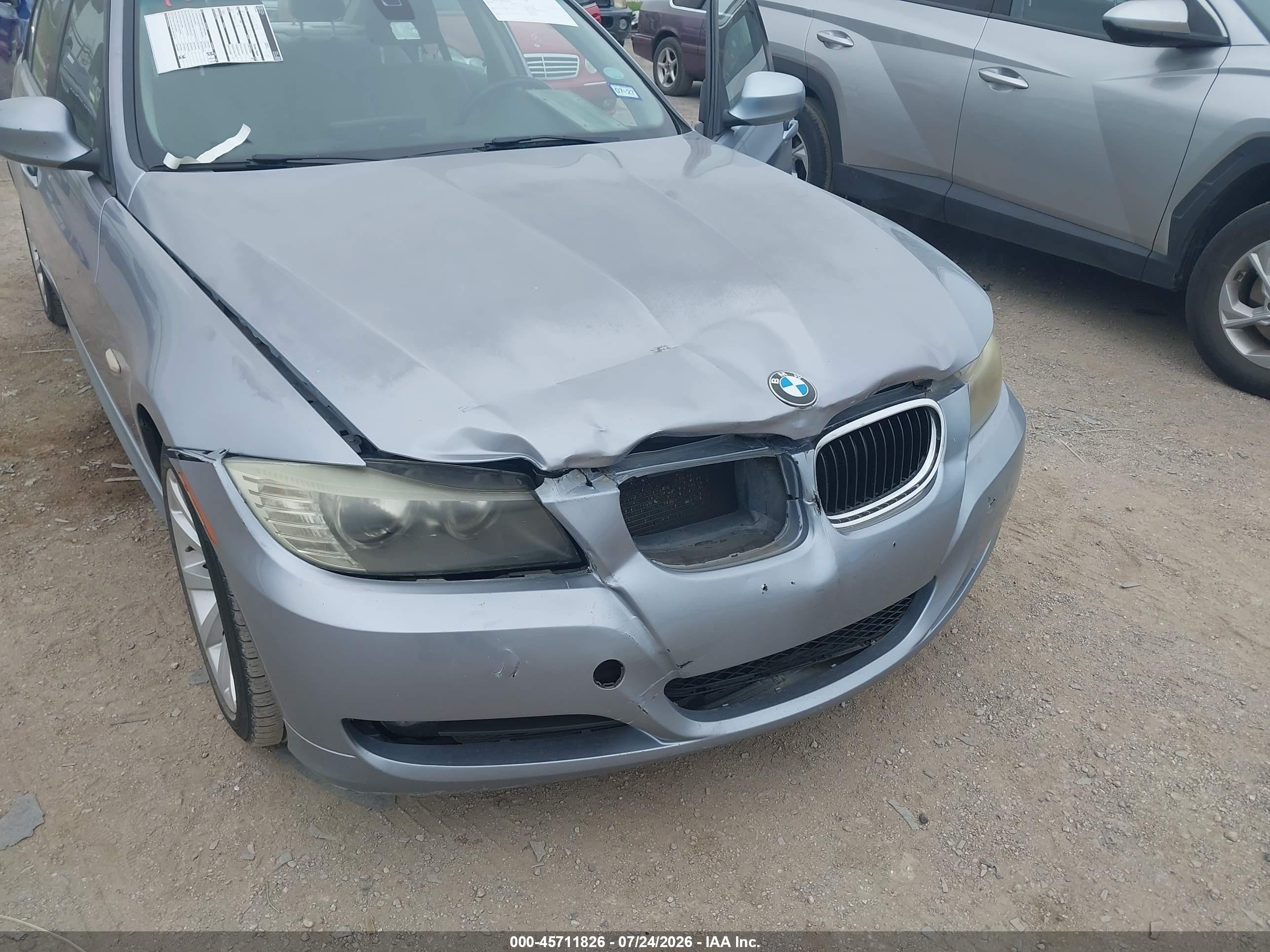 2011 Bmw 328i   Light Blue vin: WBAPH7G54BNM58080