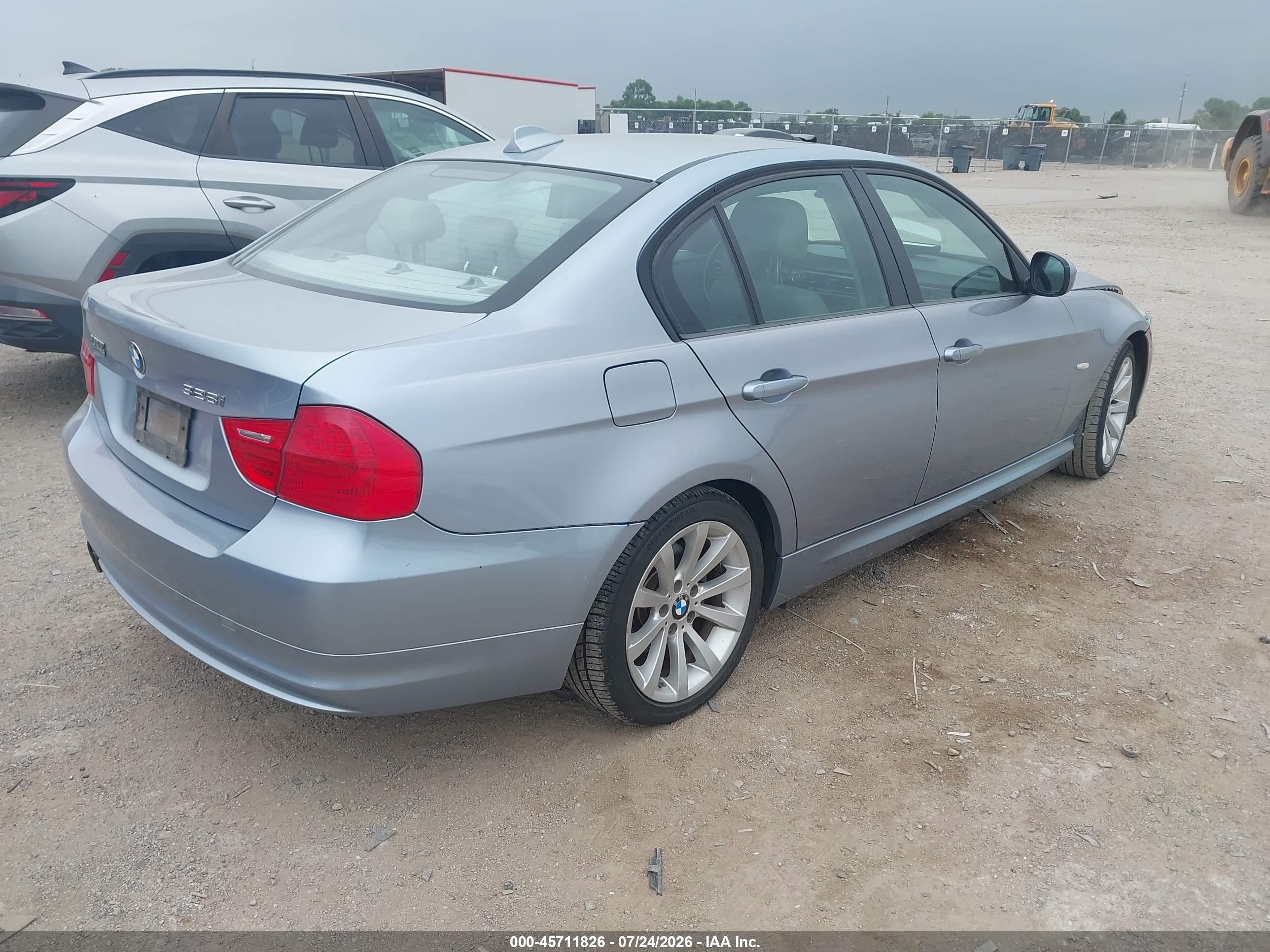 2011 Bmw 328i   Light Blue vin: WBAPH7G54BNM58080