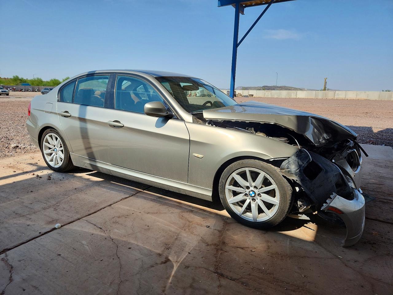 2010 Bmw 328 I Silver vin: WBAPH7G57ANM54006