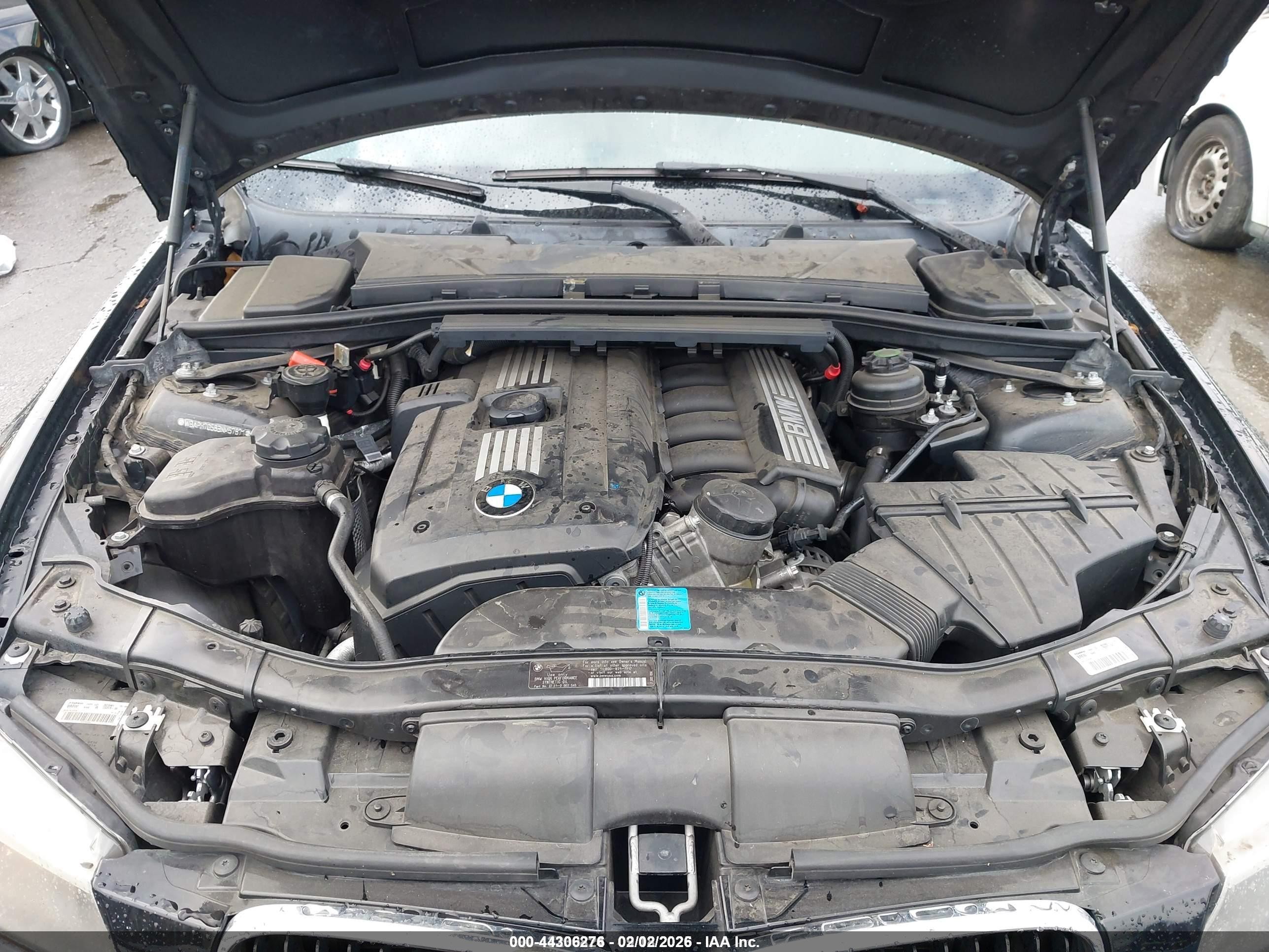 2011 Bmw 328i   Черный vin: WBAPH7G58BNM57871