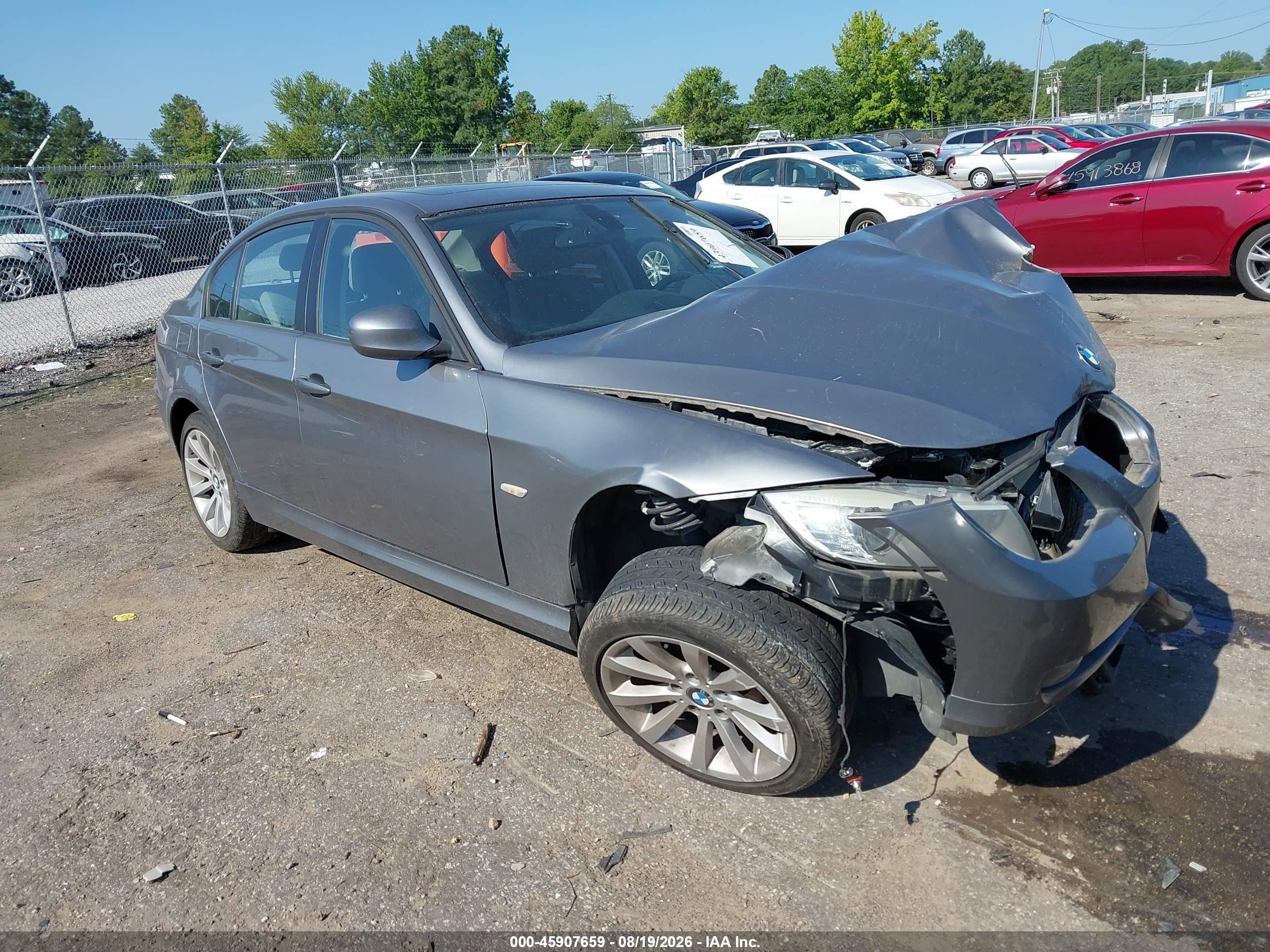 2011 Bmw 328i Gray vin: WBAPH7G58BNM58762