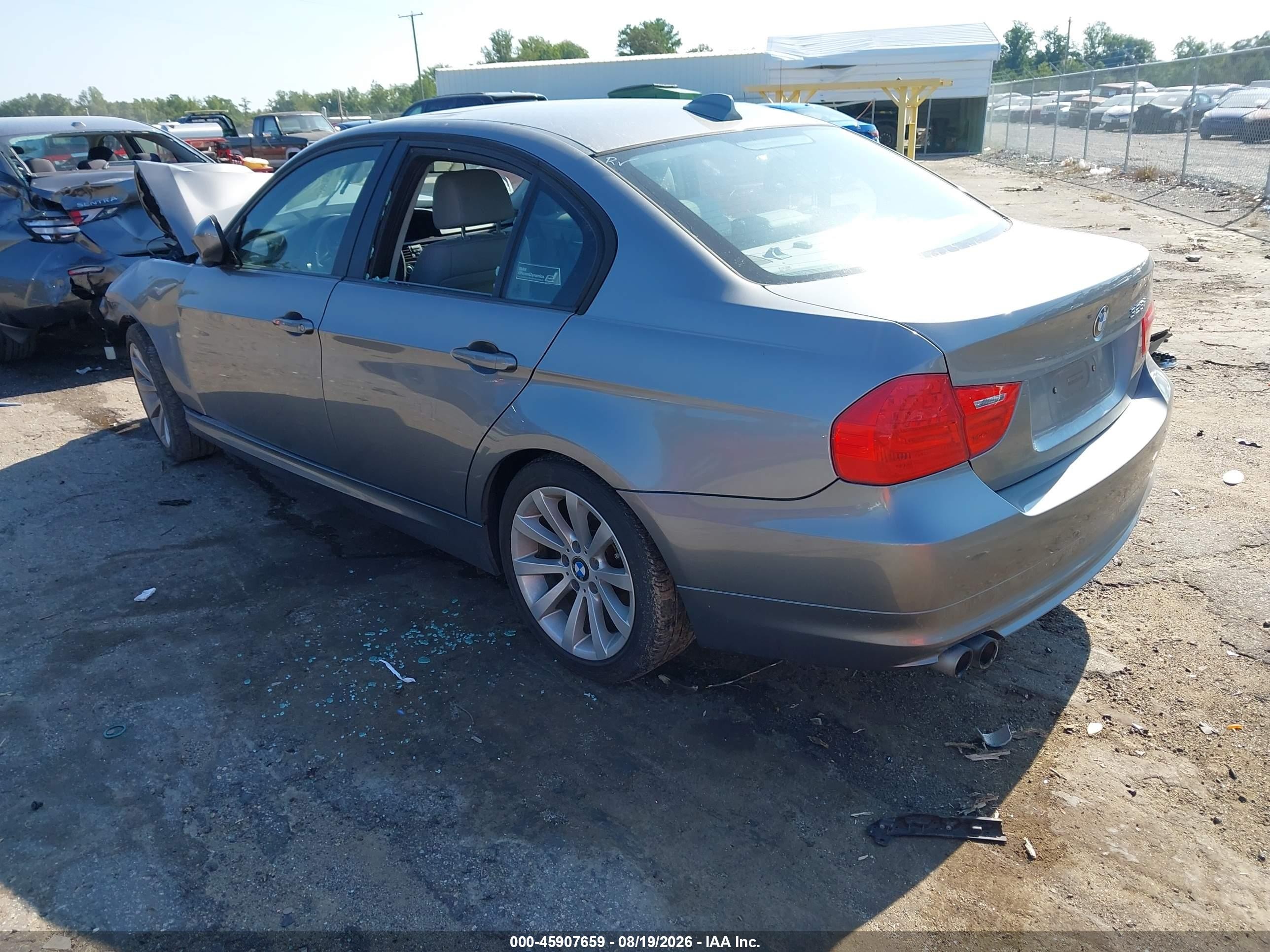 2011 Bmw 328i Gray vin: WBAPH7G58BNM58762
