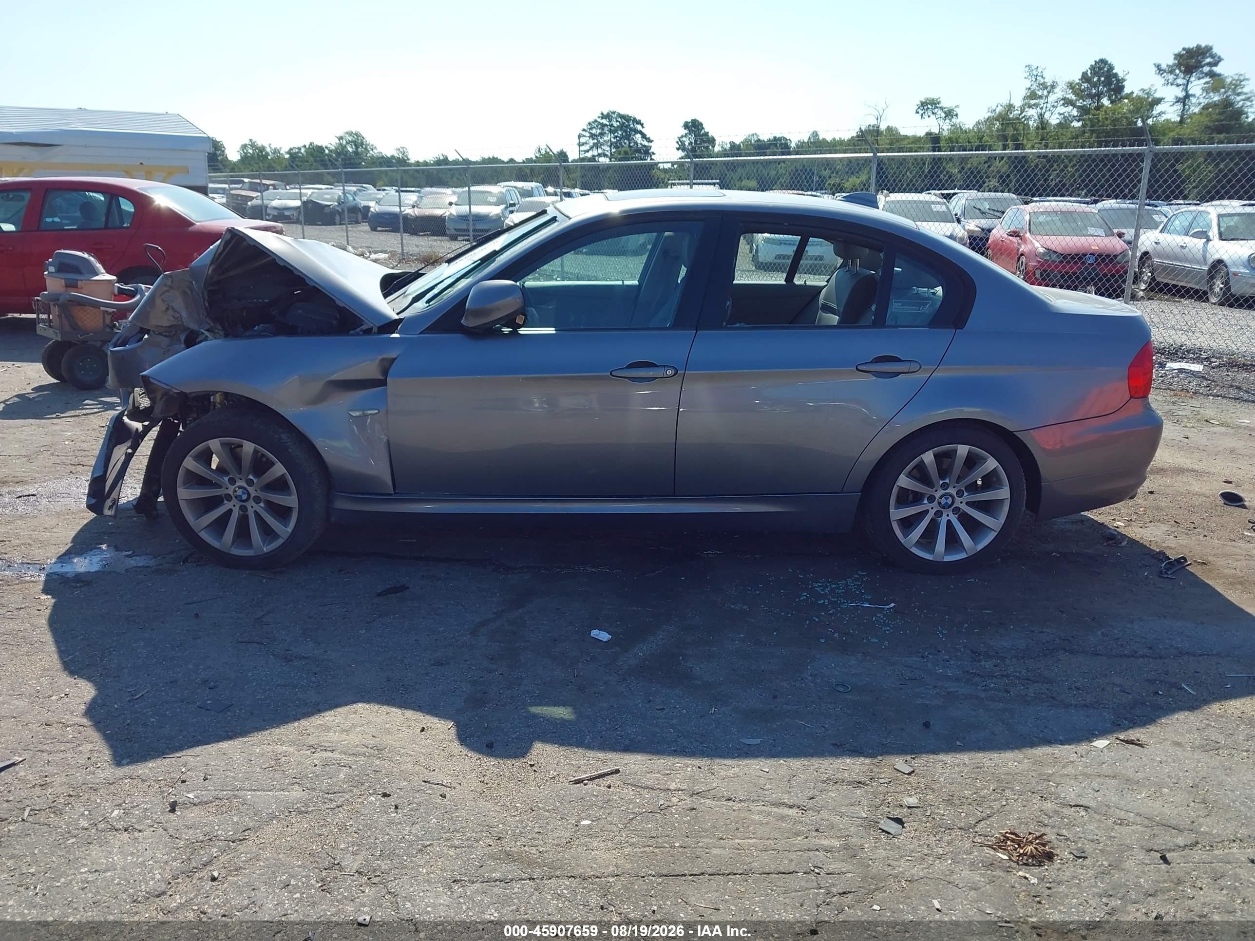2011 Bmw 328i Gray vin: WBAPH7G58BNM58762