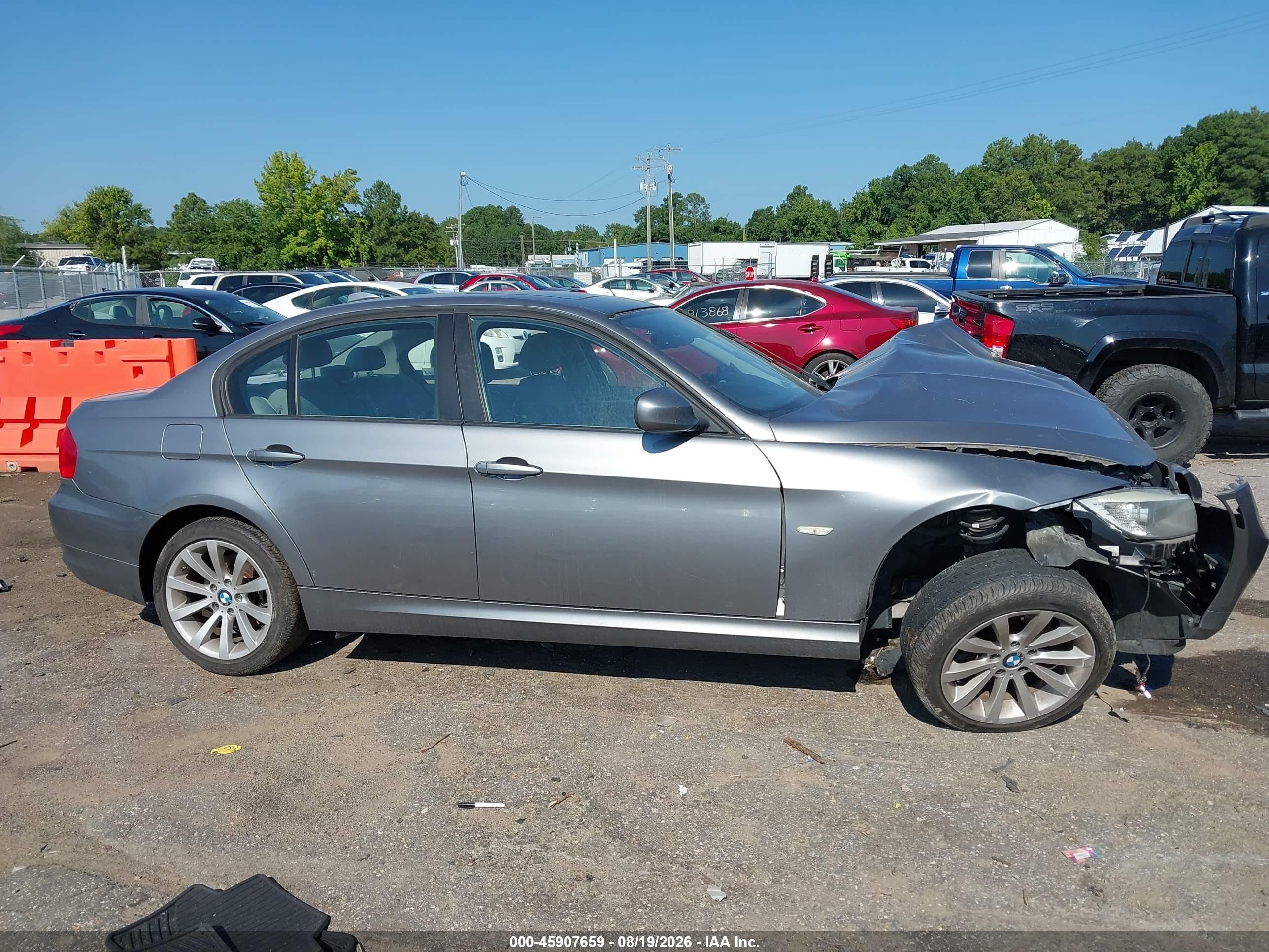 2011 Bmw 328i Gray vin: WBAPH7G58BNM58762