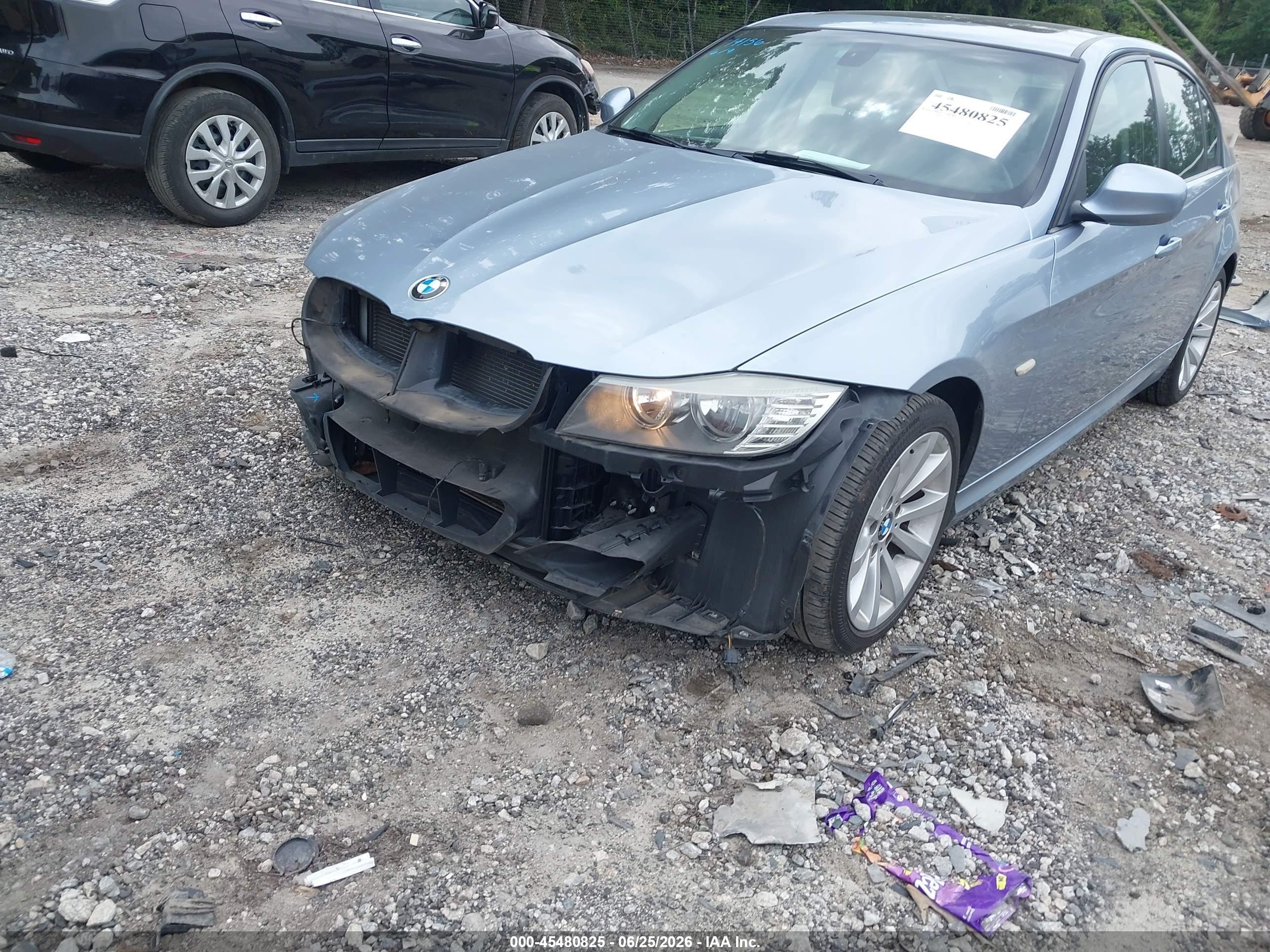 2011 Bmw 328i   Light Blue vin: WBAPH7G58BNN07944
