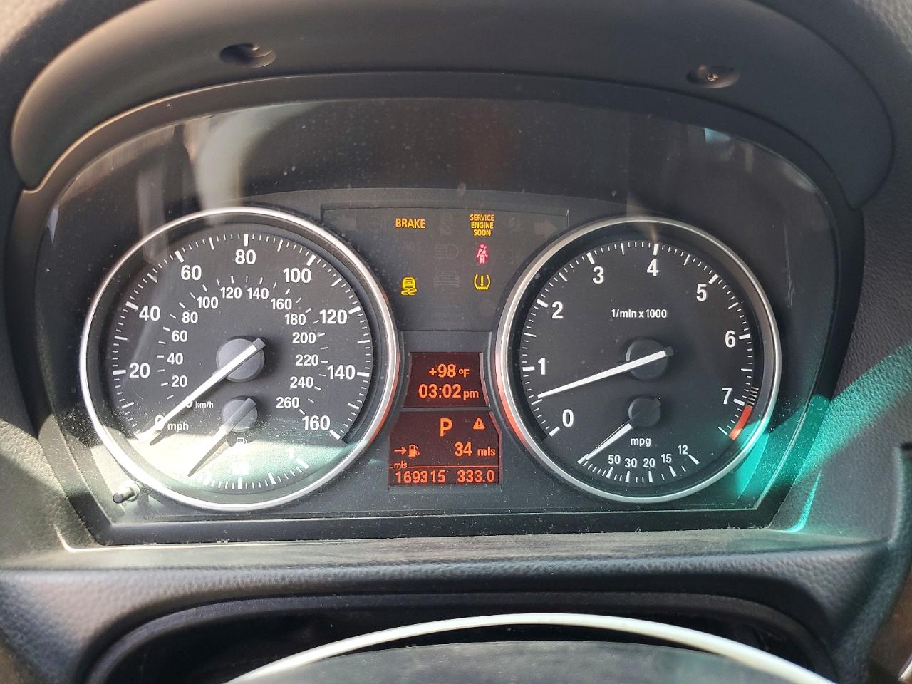 2011 Bmw 328 I Черный vin: WBAPH7G59BNN06673