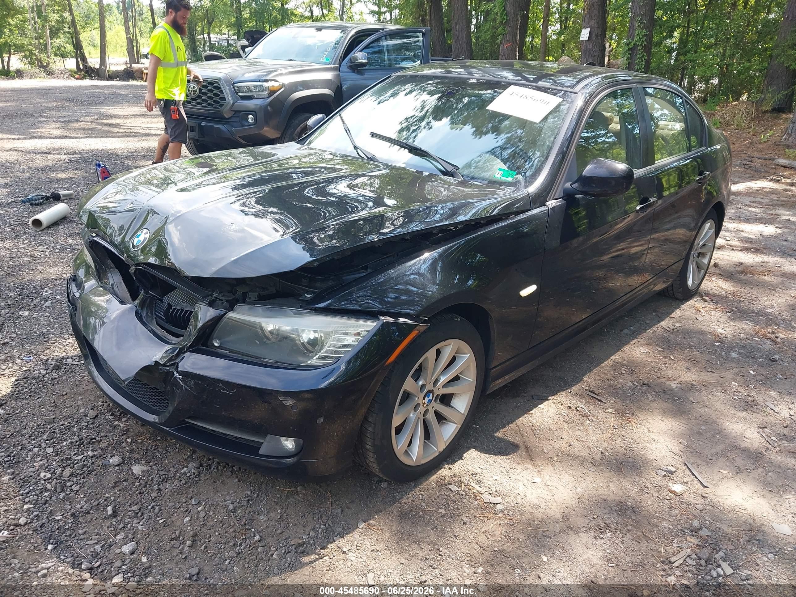 2011 Bmw 328i   Black vin: WBAPH7G5XBNM56396