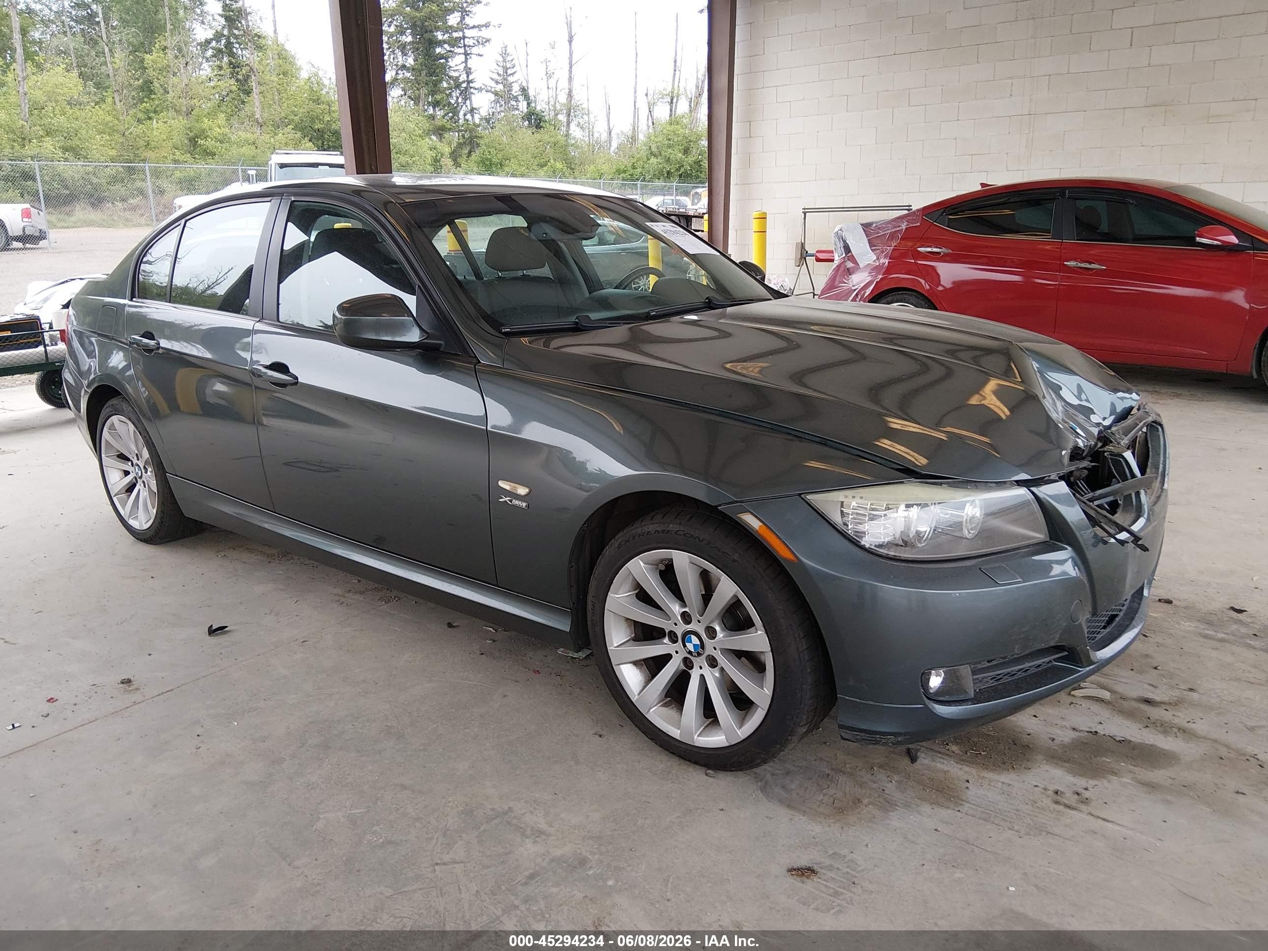 2009 Bmw 328i Xdrive Gray vin: WBAPK53539A644707