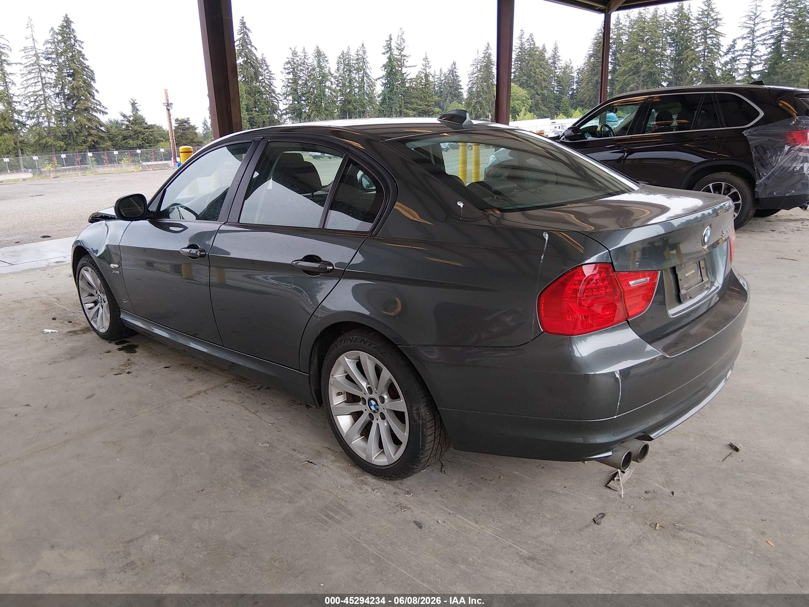 2009 Bmw 328i Xdrive Gray vin: WBAPK53539A644707