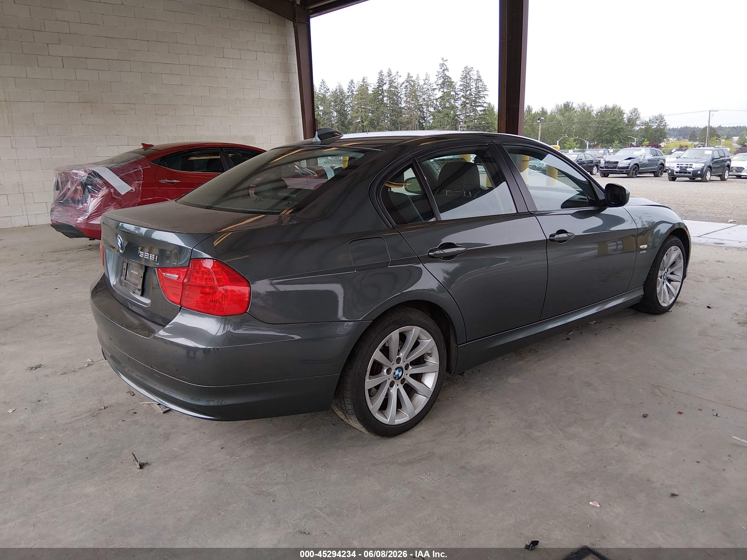 2009 Bmw 328i Xdrive Gray vin: WBAPK53539A644707