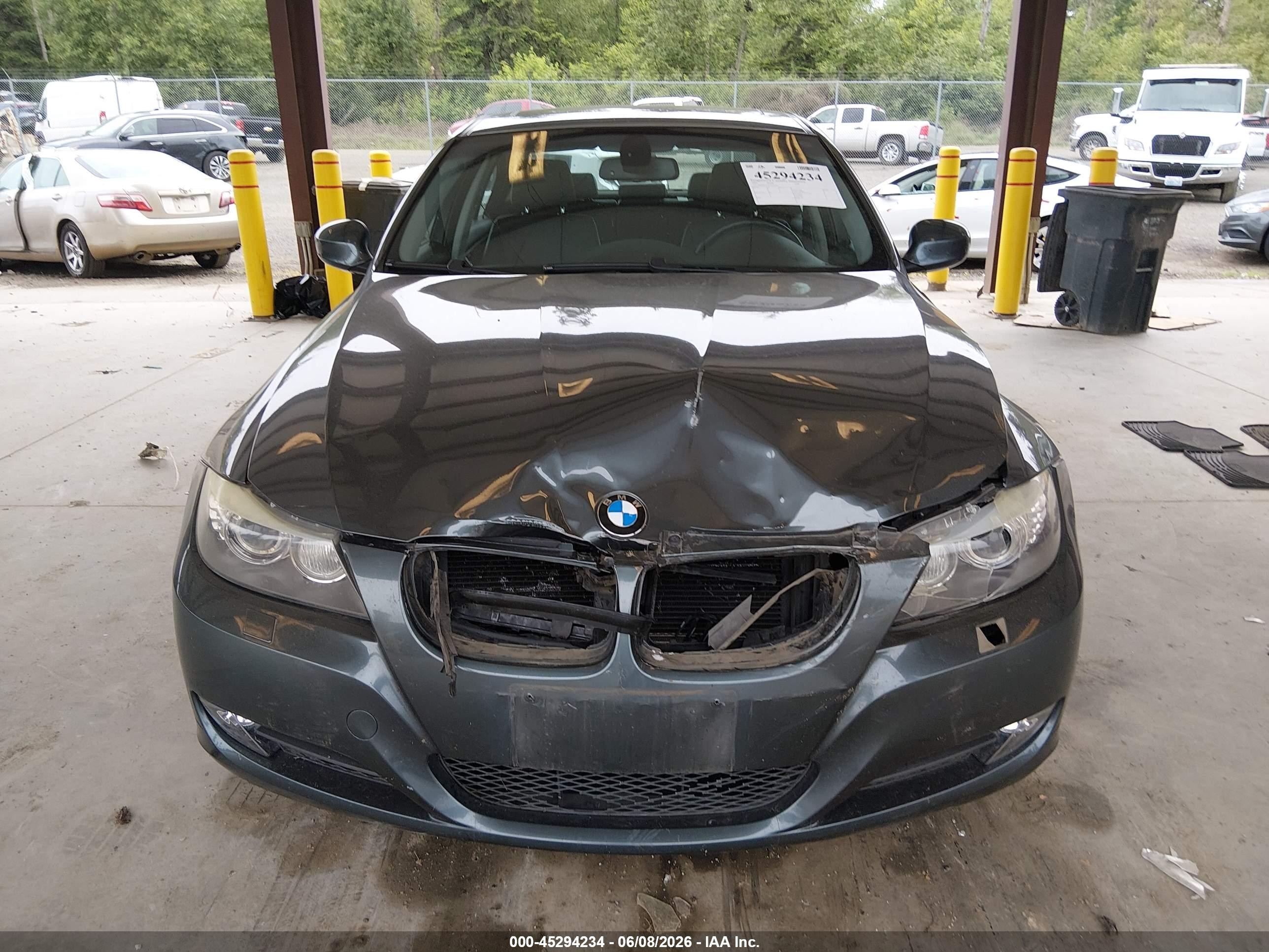 2009 Bmw 328i Xdrive Gray vin: WBAPK53539A644707