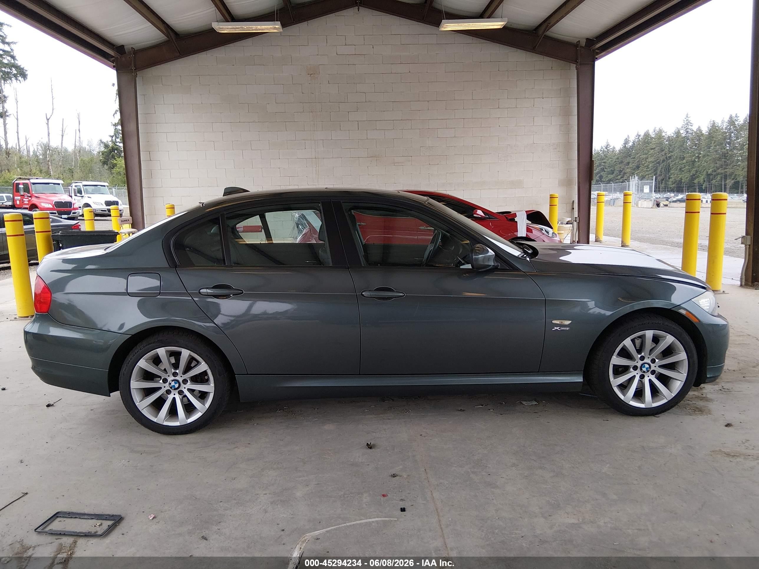 2009 Bmw 328i Xdrive Gray vin: WBAPK53539A644707