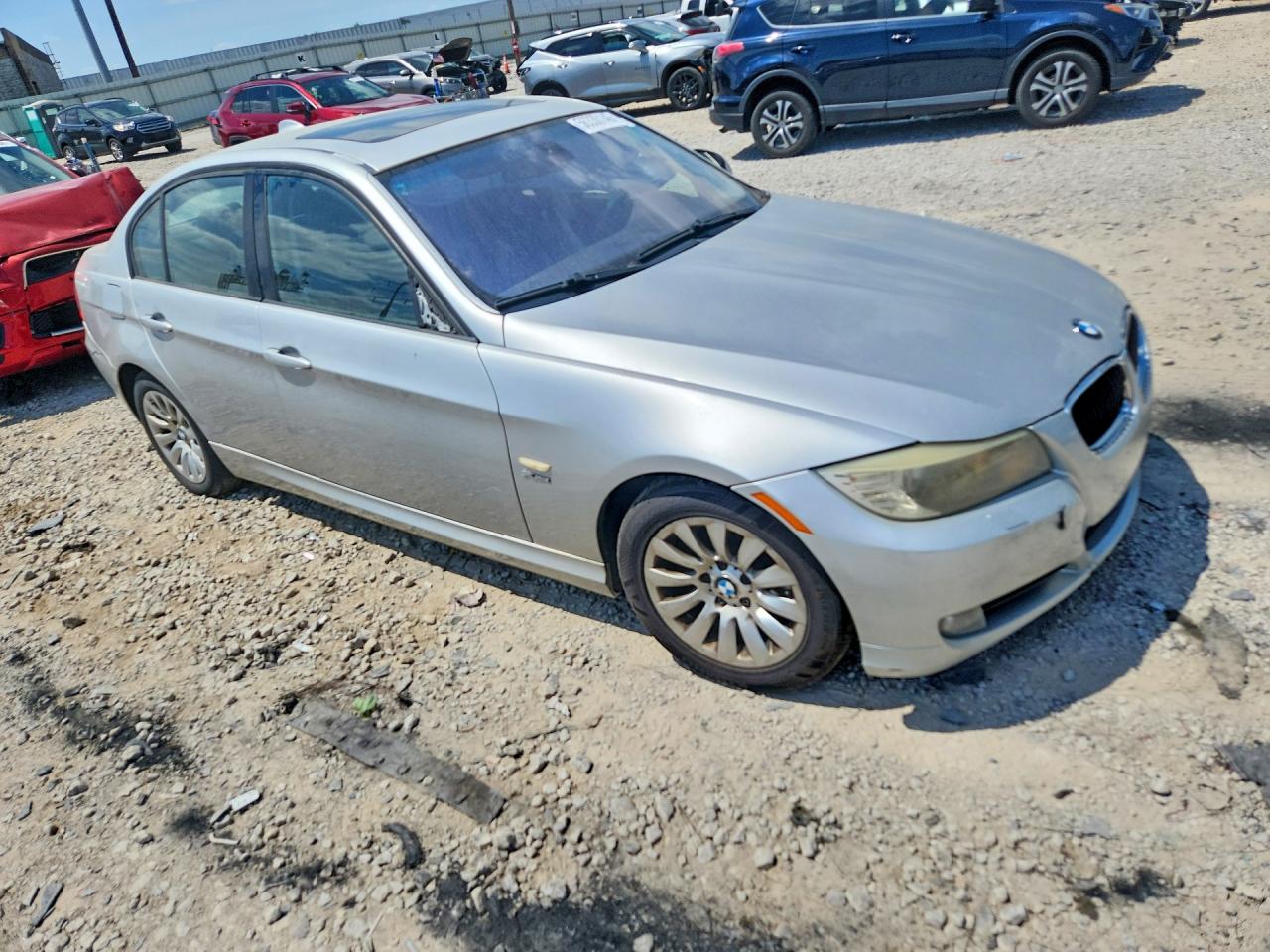 2009 Bmw 328 Xi Sulev Silver vin: WBAPK53549A513074
