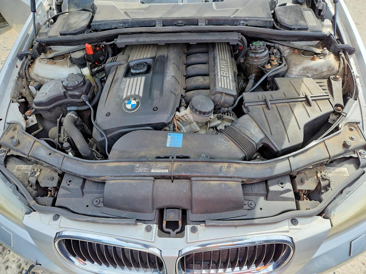 2009 Bmw 328 Xi Sulev Silver vin: WBAPK53549A513074