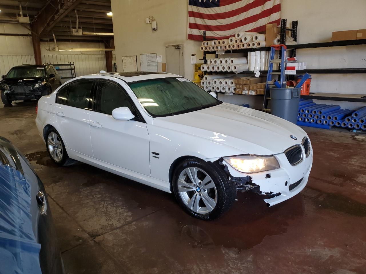 2009 Bmw 328 Xi Sulev White vin: WBAPK53549A513432