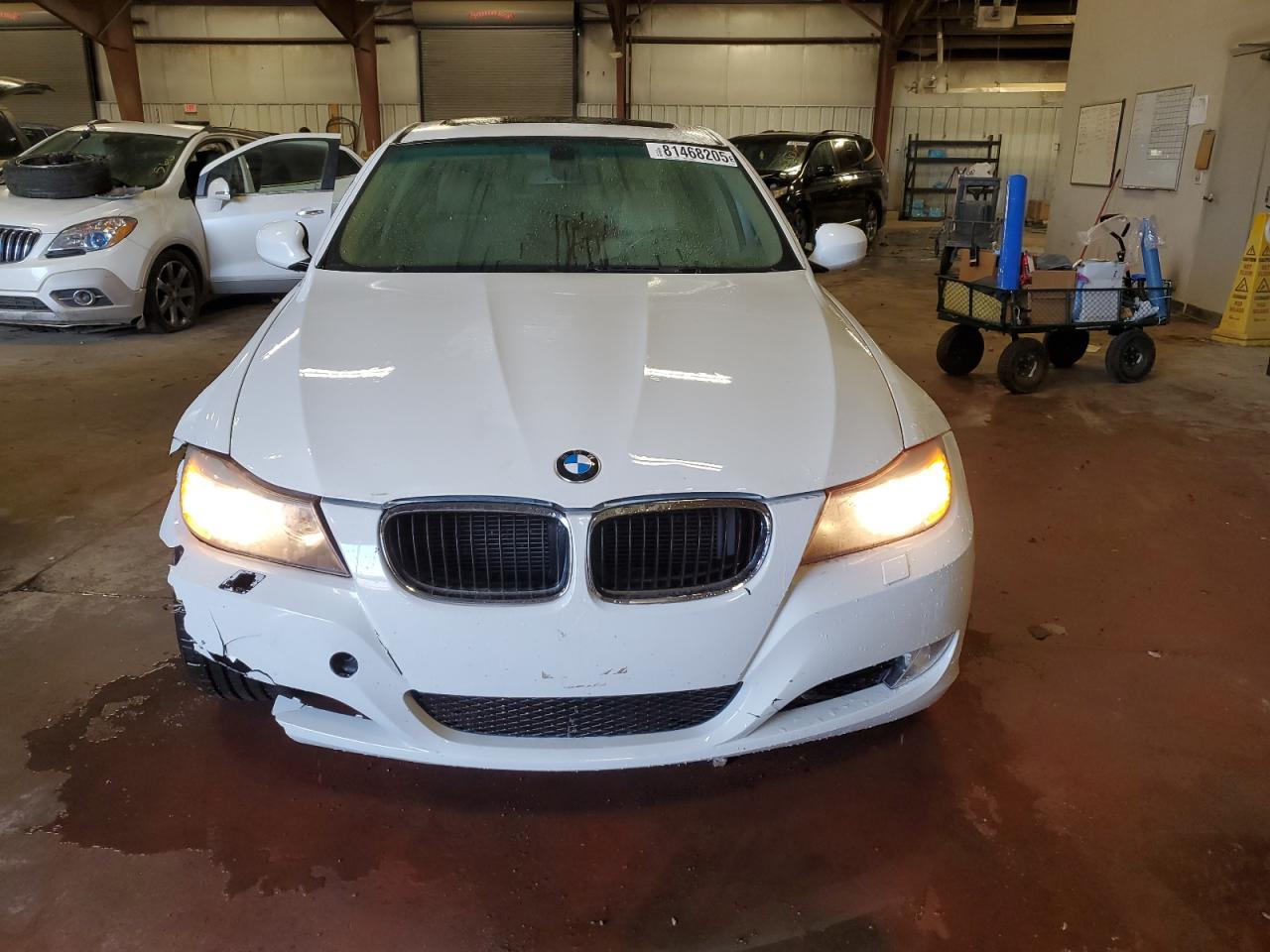 2009 Bmw 328 Xi Sulev White vin: WBAPK53549A513432